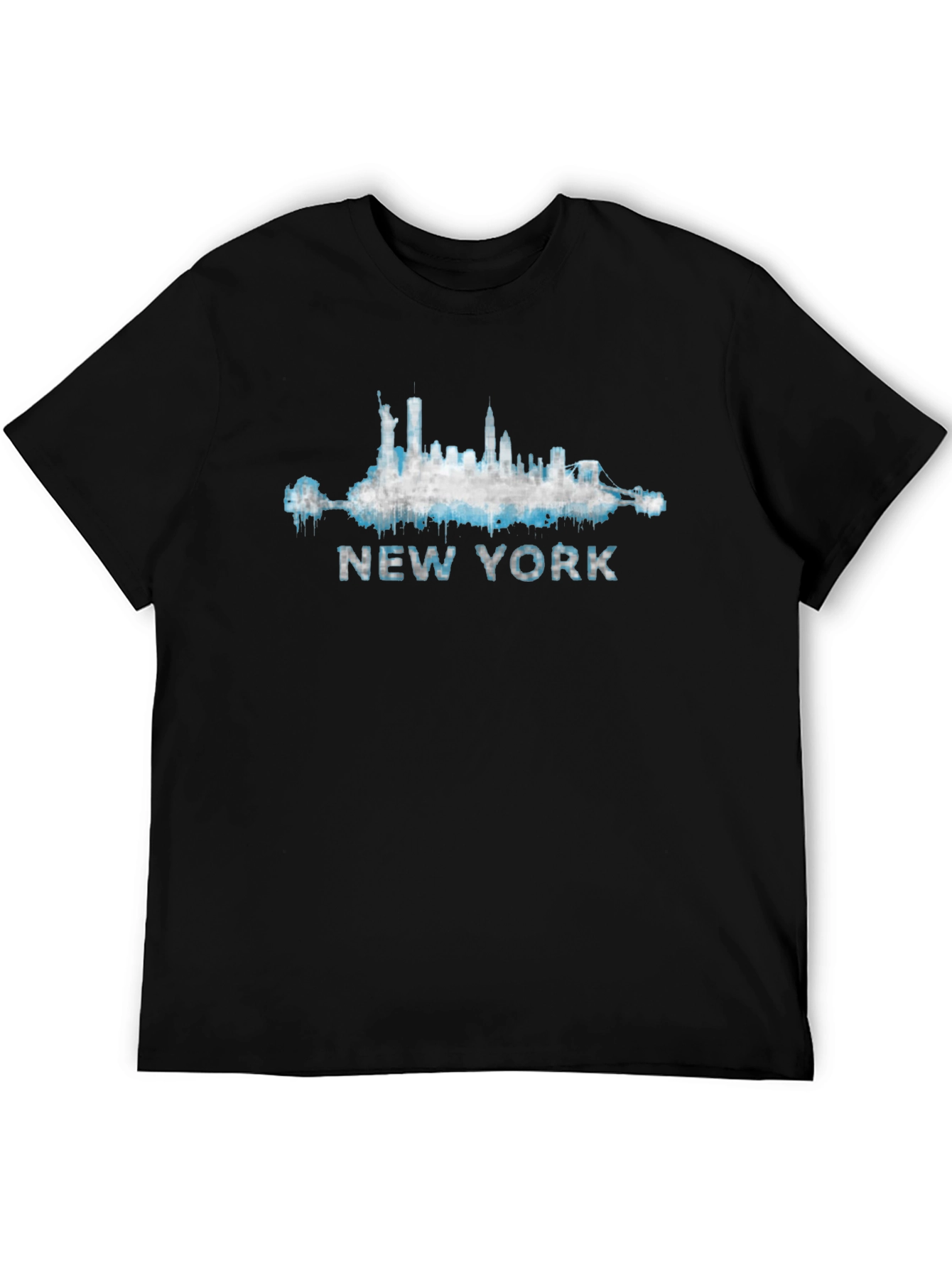 New York Skyline Mens Graphic T-Shirt