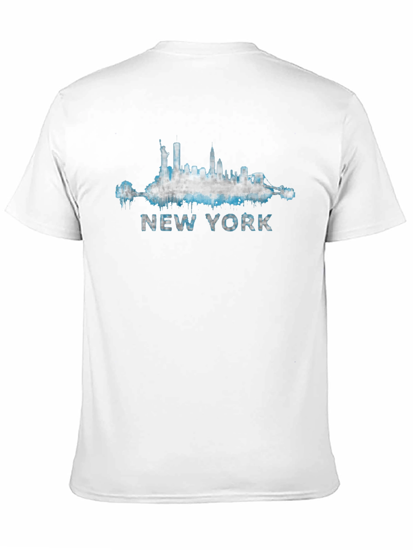 New York Skyline Mens Graphic T-Shirt