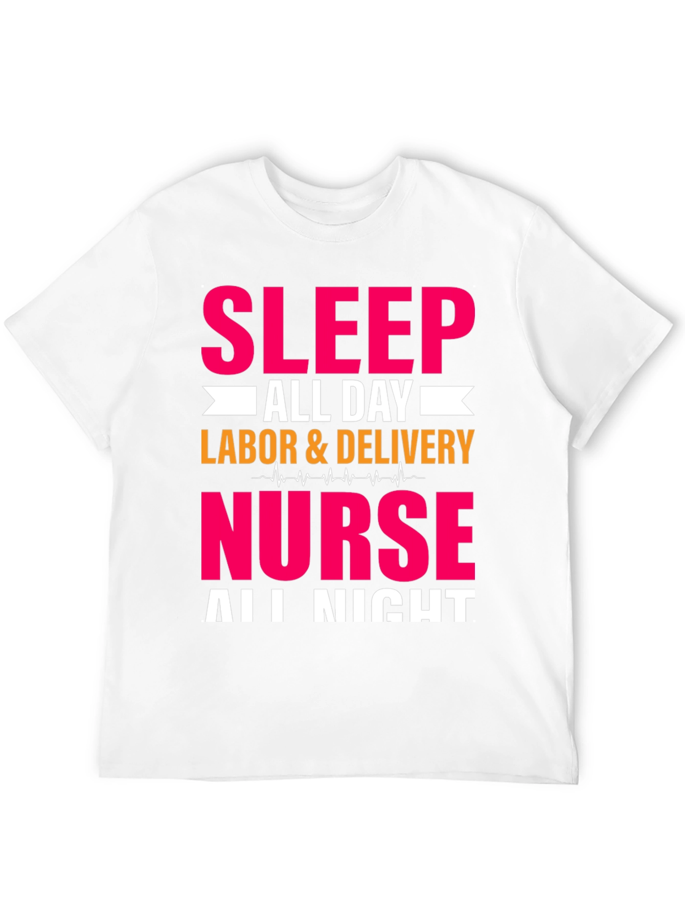 Sleep All Day Nurse T-Shirt