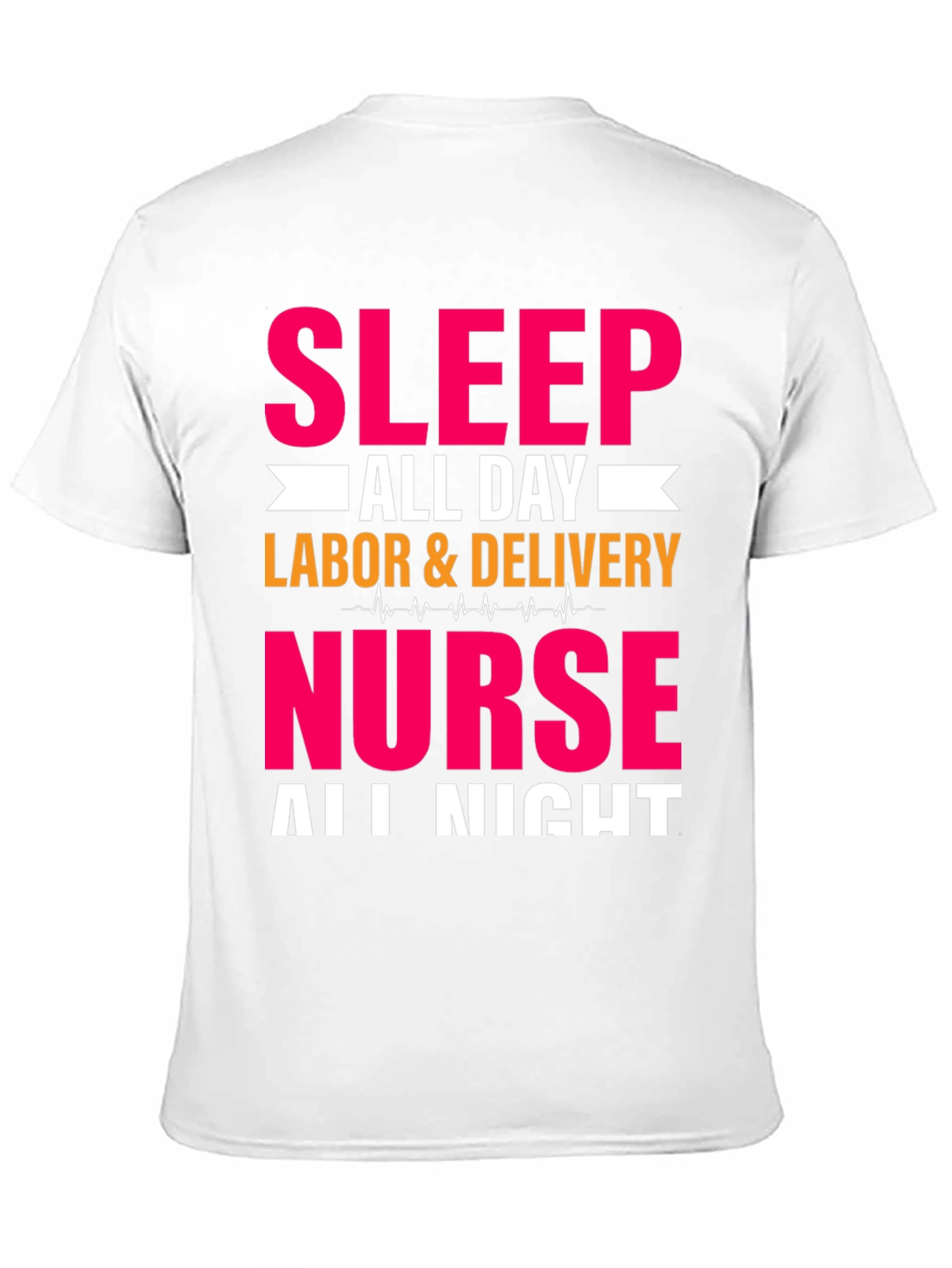 Sleep All Day Nurse T-Shirt