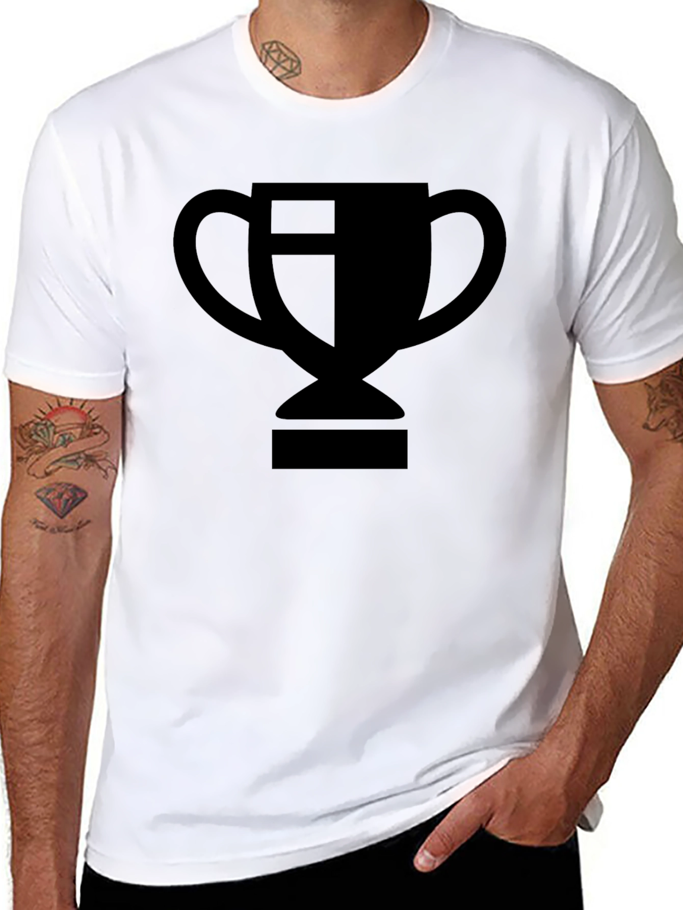 Black Trophy Graphic T-Shirt