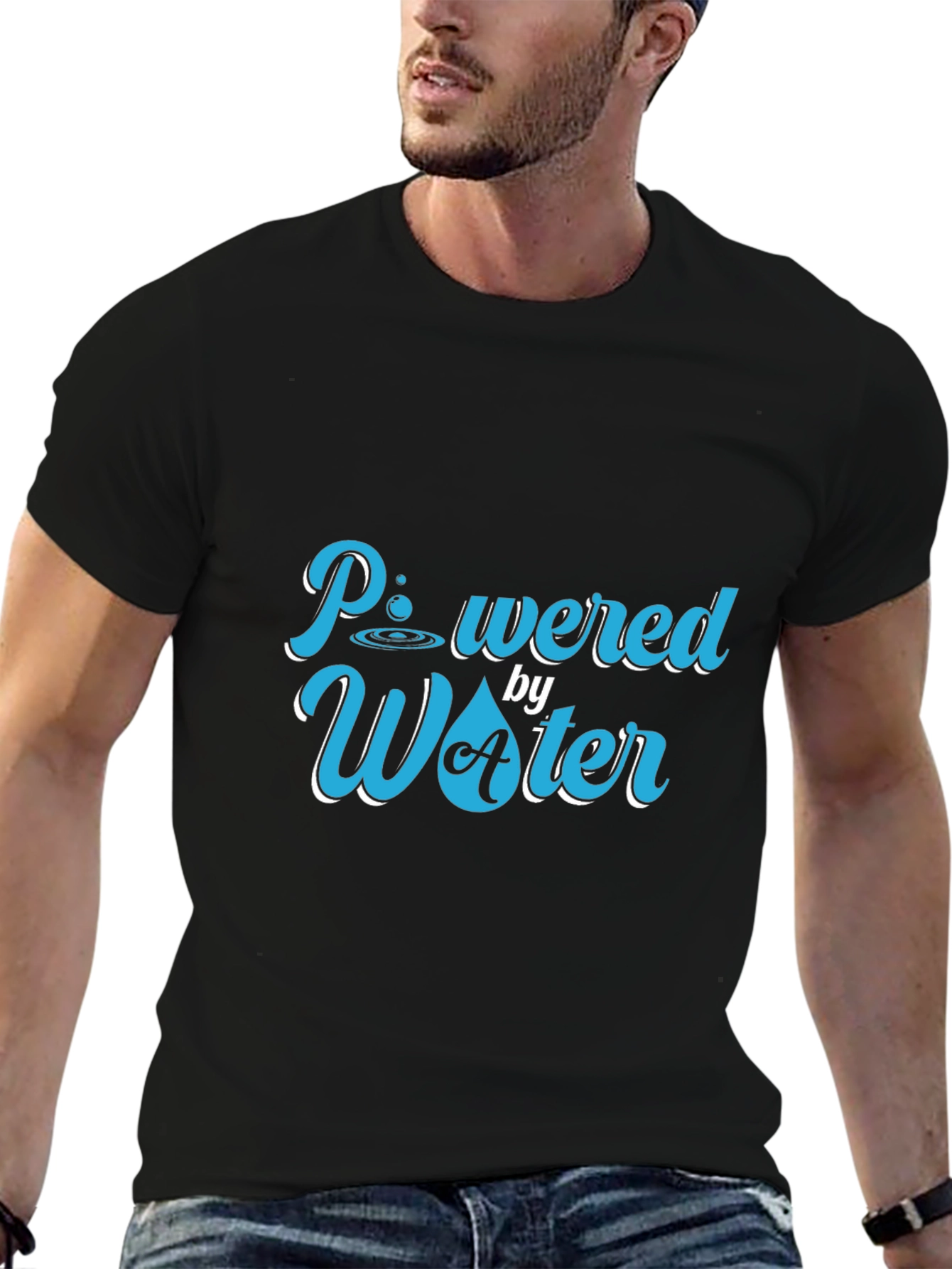 Powered by Water Graphic Tee