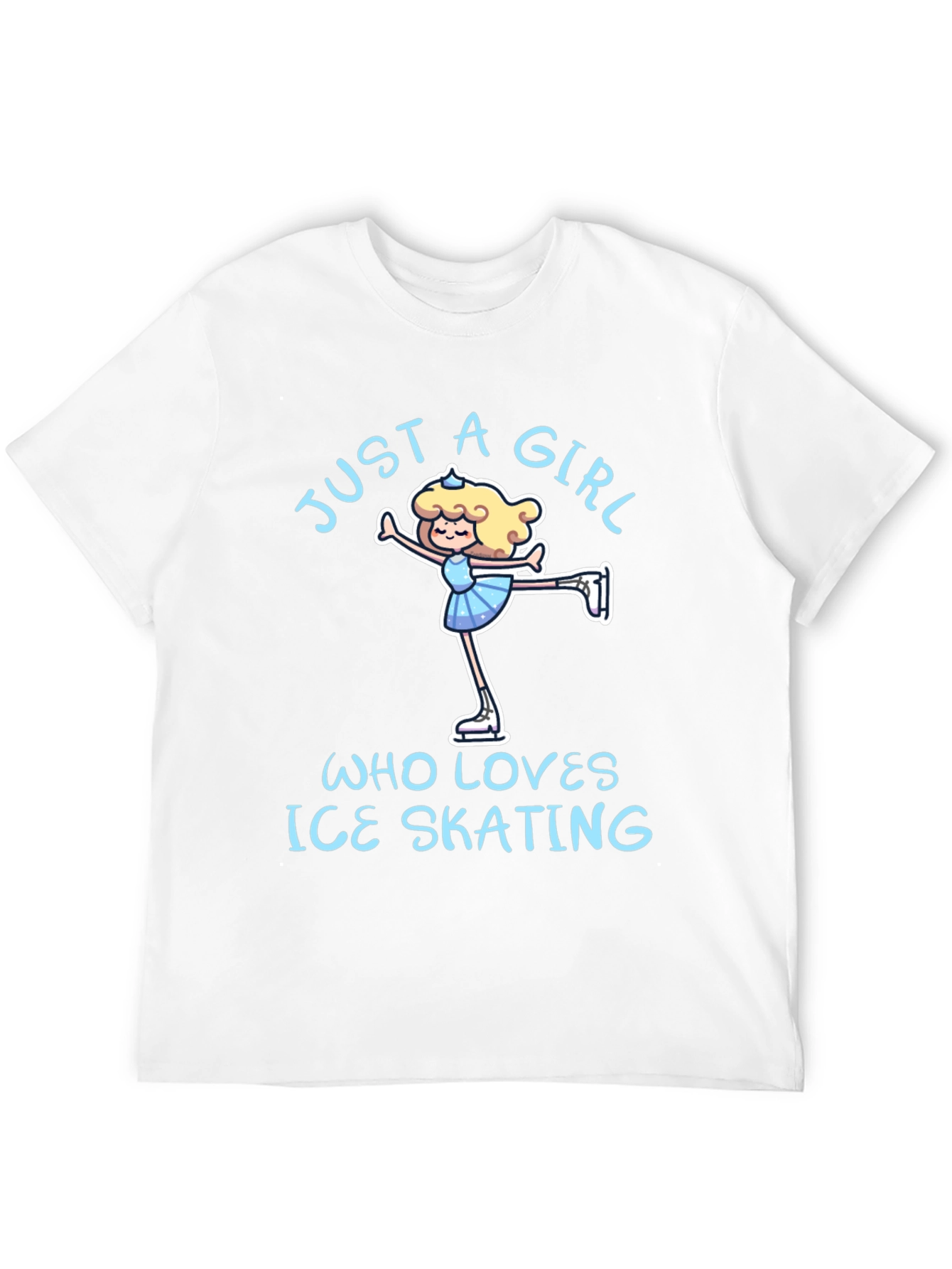 Just a Girl Who Loves Ice Skating T-Shirt