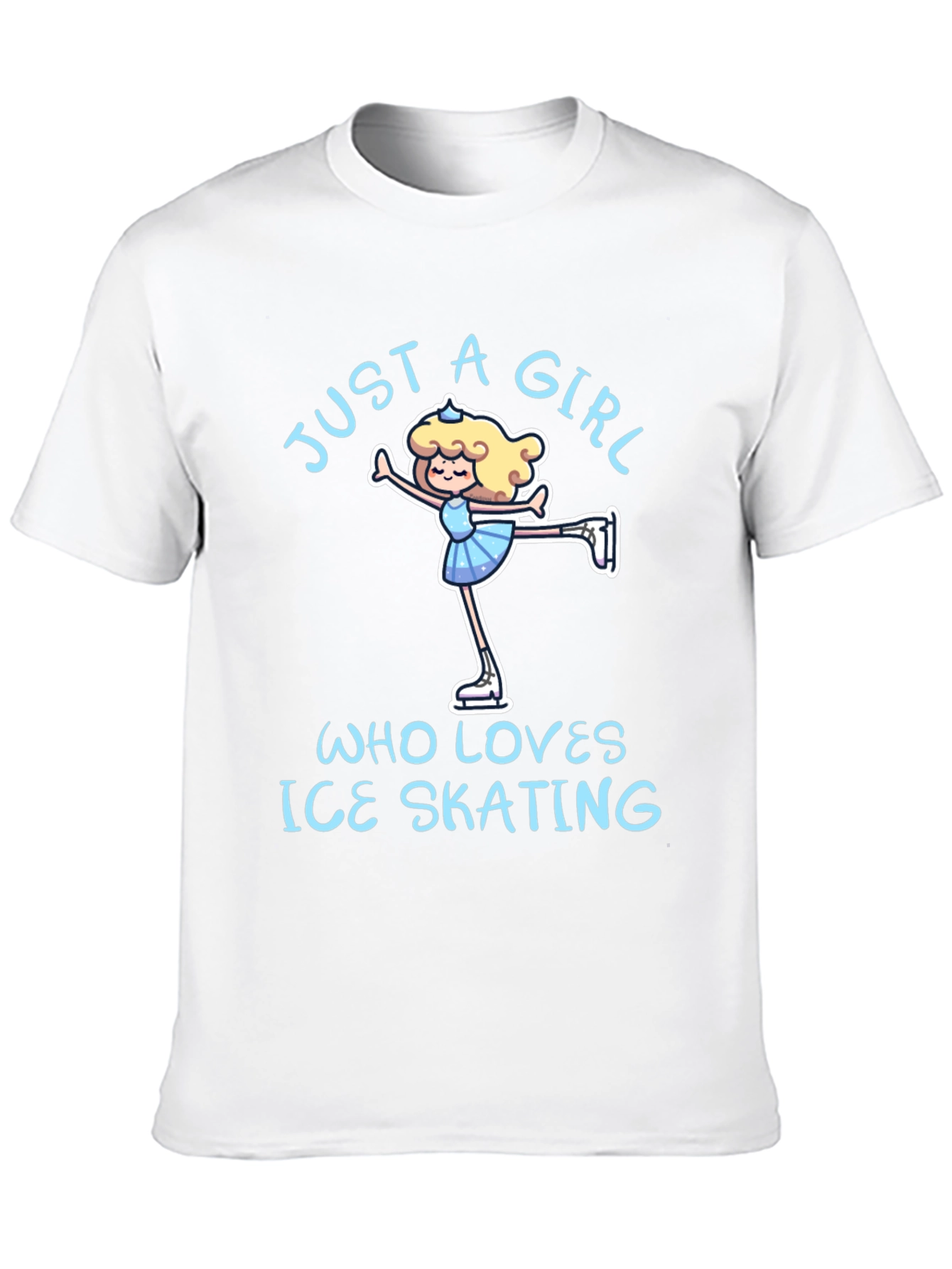 Just a Girl Who Loves Ice Skating T-Shirt