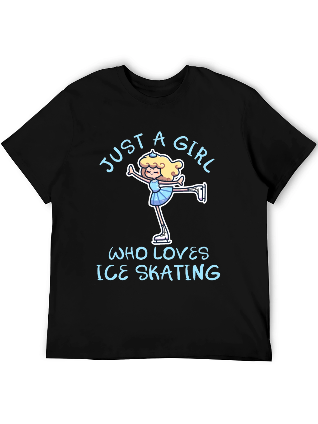 Just a Girl Who Loves Ice Skating T-Shirt