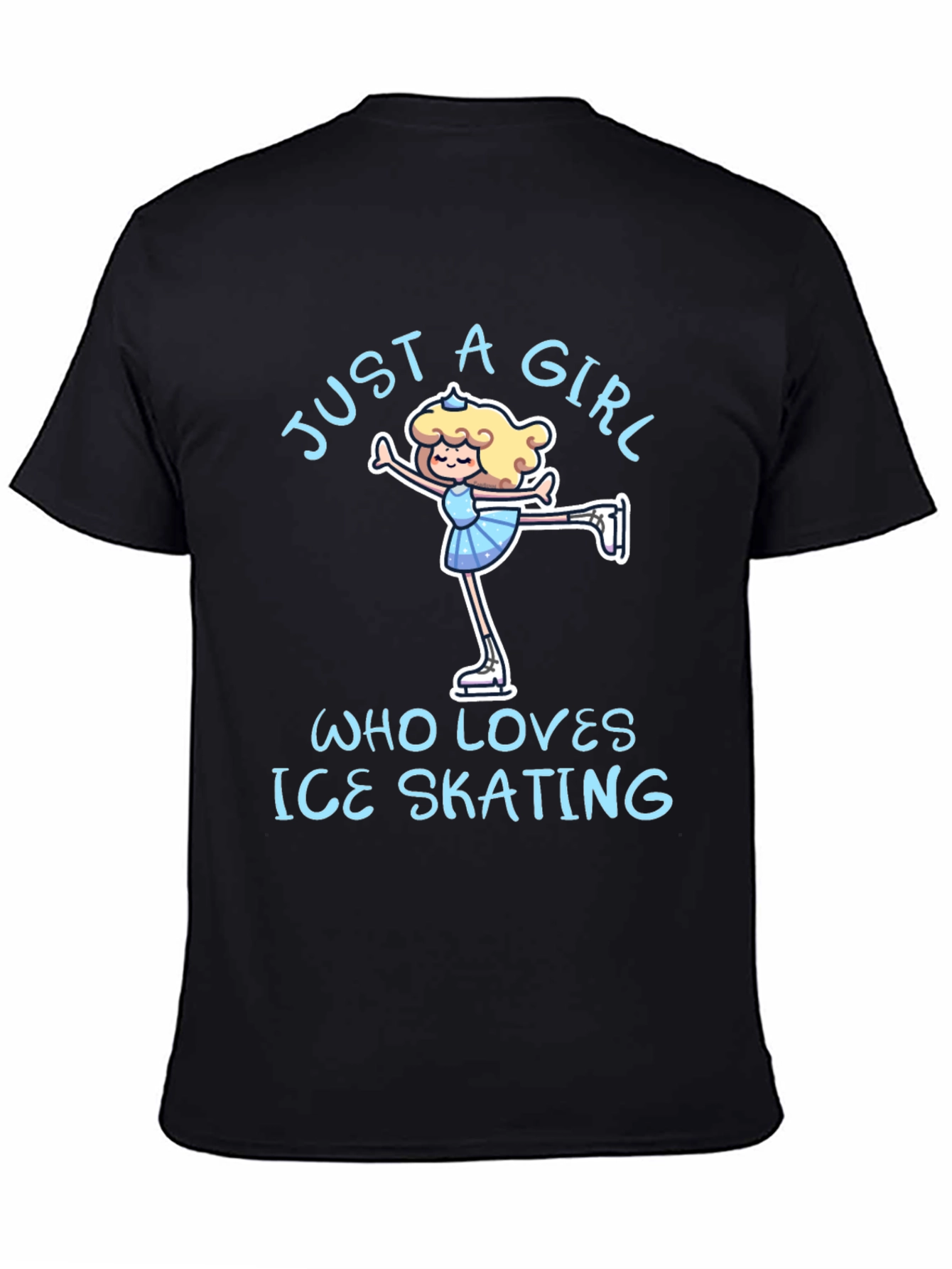 Just a Girl Who Loves Ice Skating T-Shirt