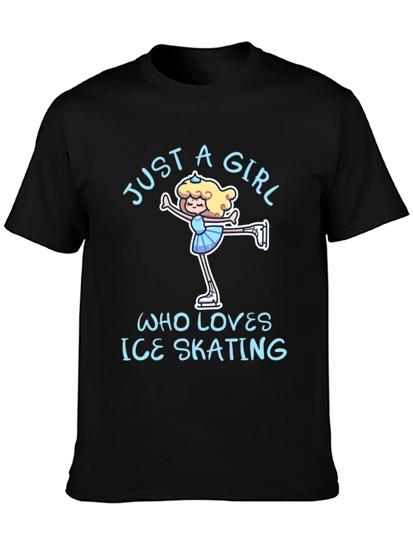 Just a Girl Who Loves Ice Skating T-Shirt