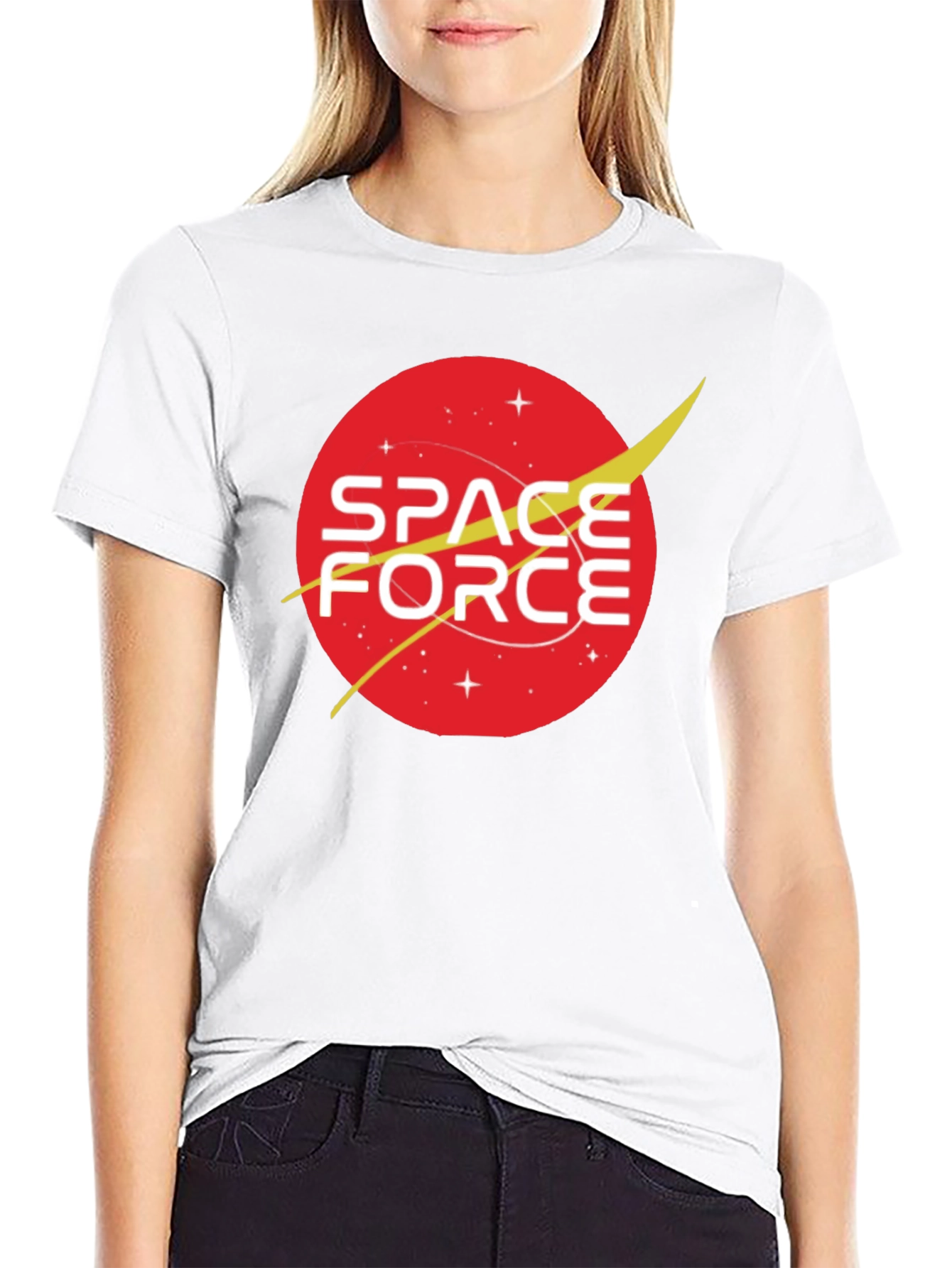 Space Force Graphic T-Shirt - Retro Design