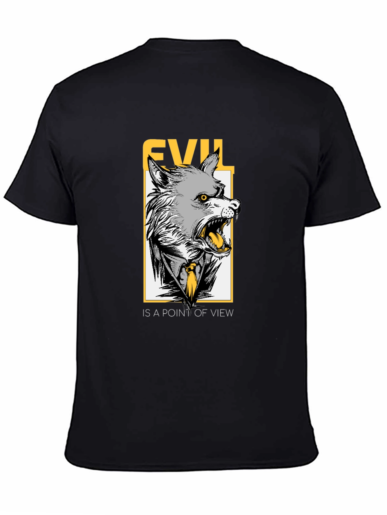 Evil Point of View Wolf Graphic Tee