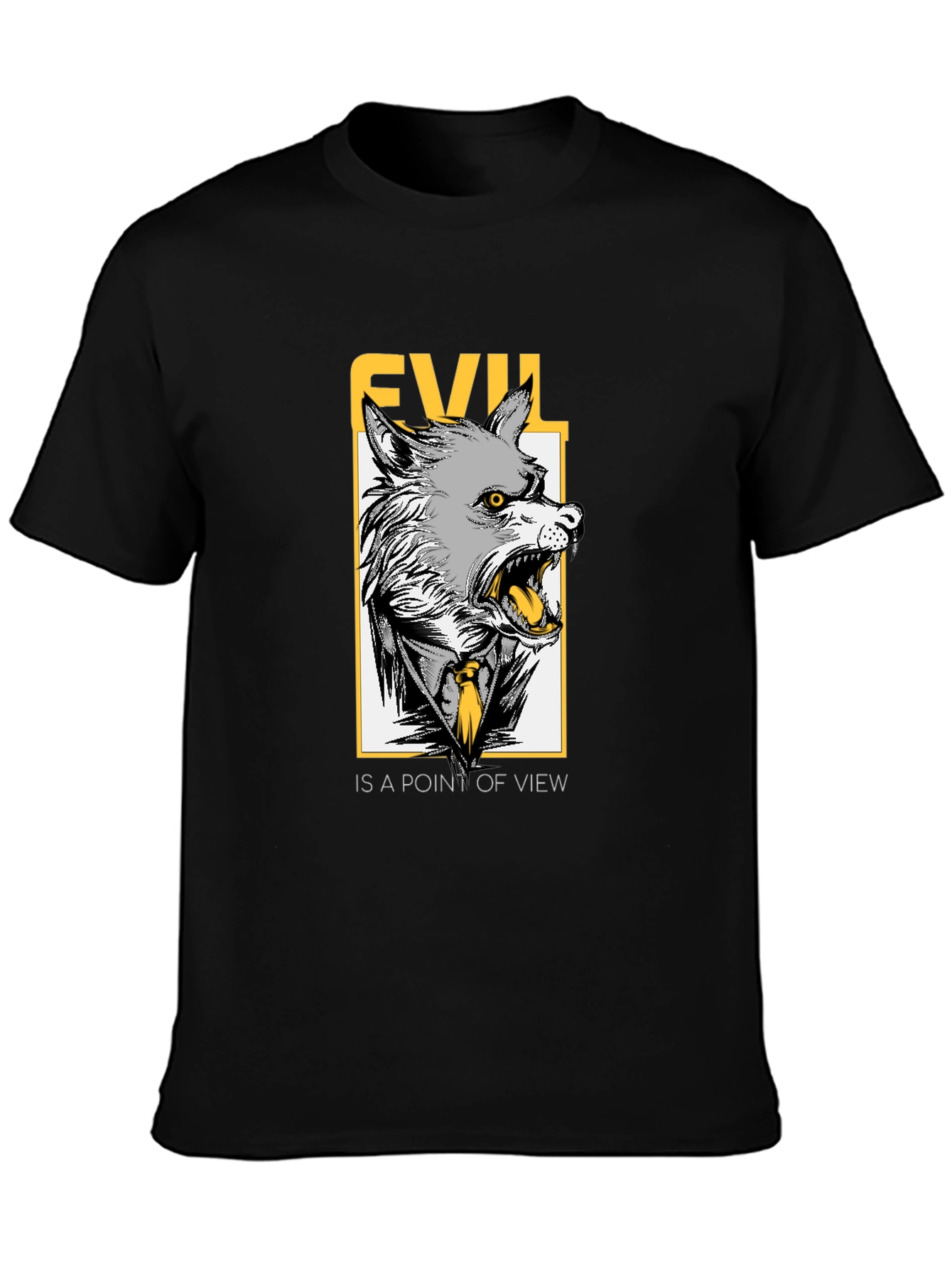 Evil Point of View Wolf Graphic Tee