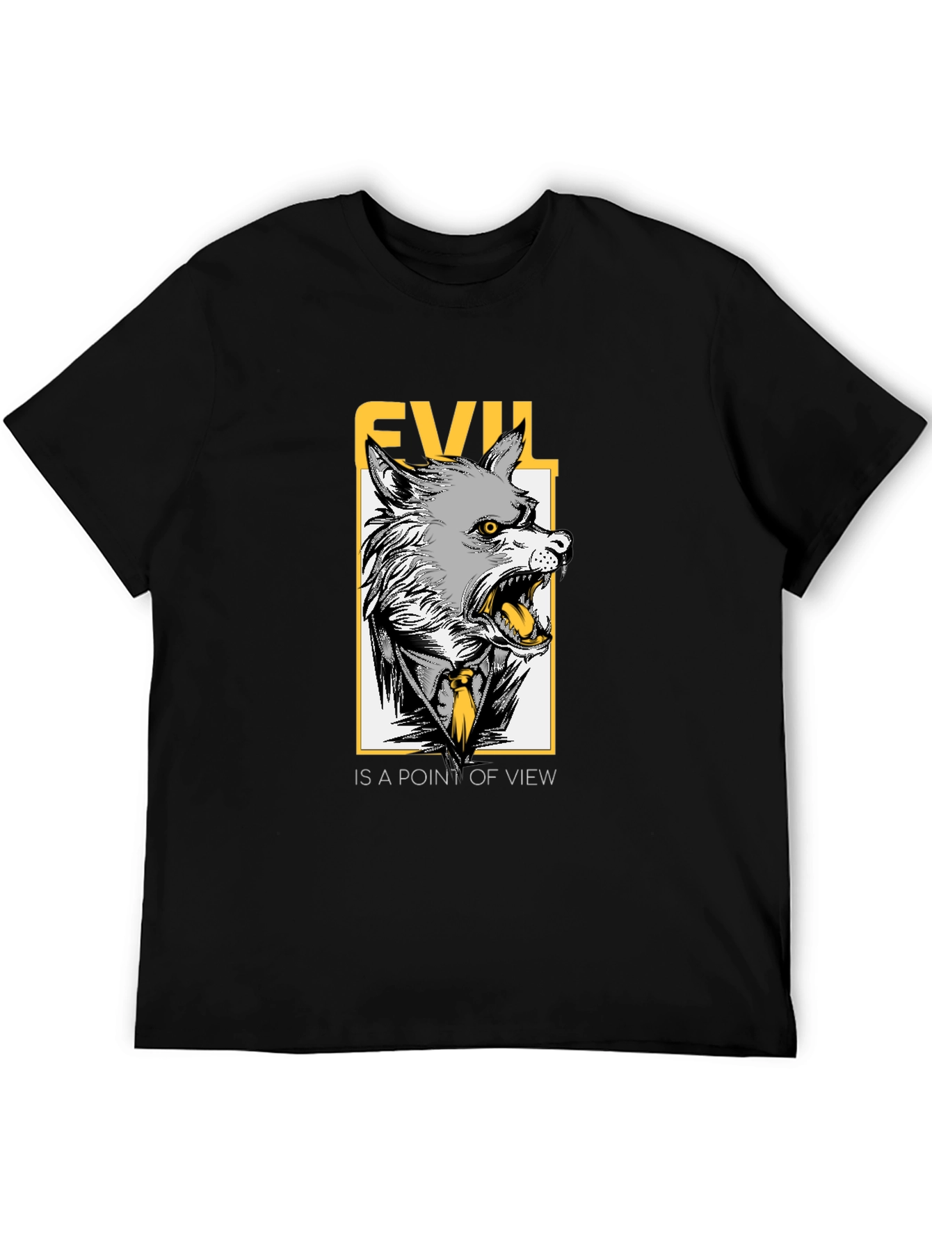 Evil Point of View Wolf Graphic Tee