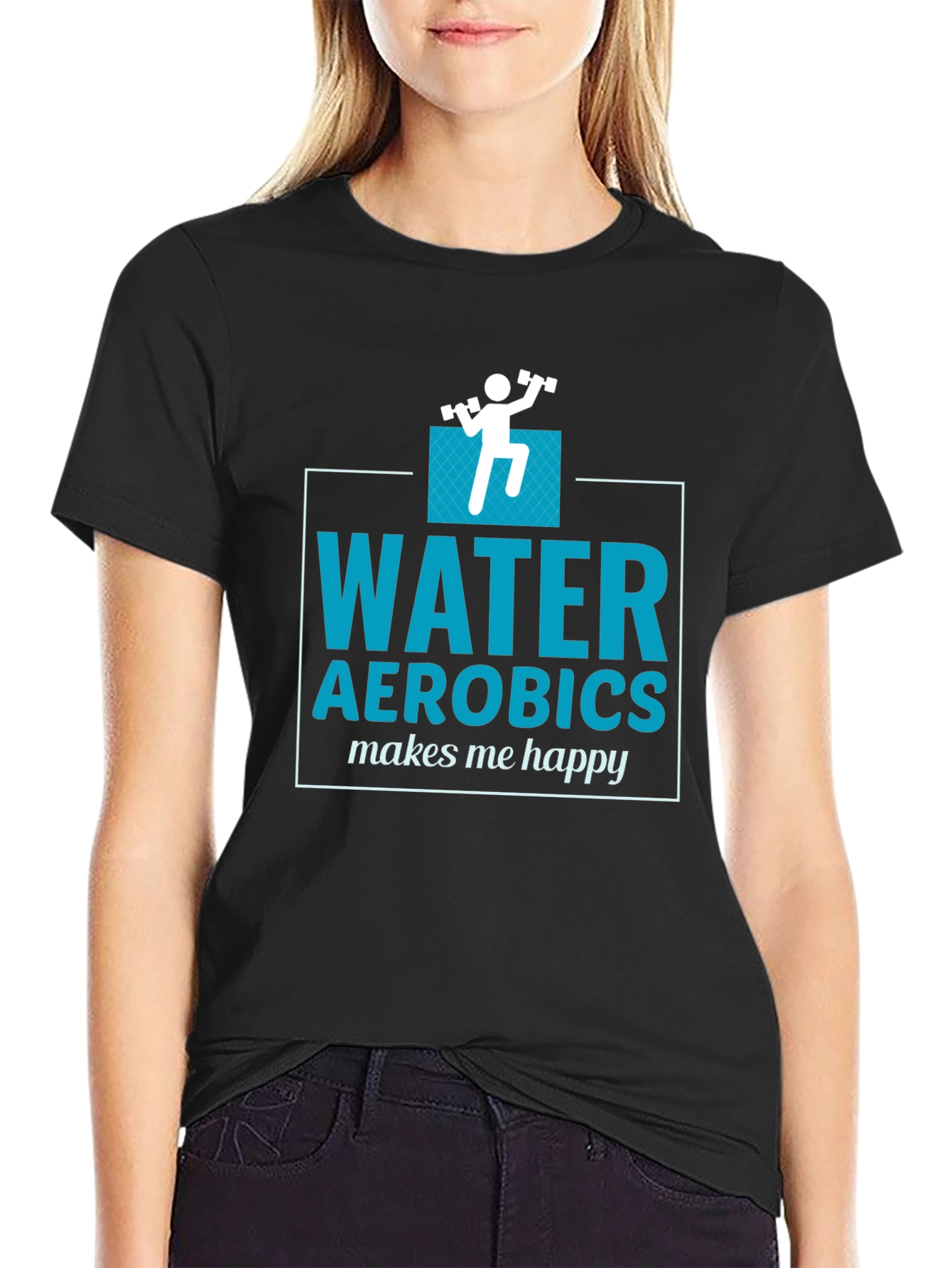 Water Aerobics Makes Me Happy T-Shirt