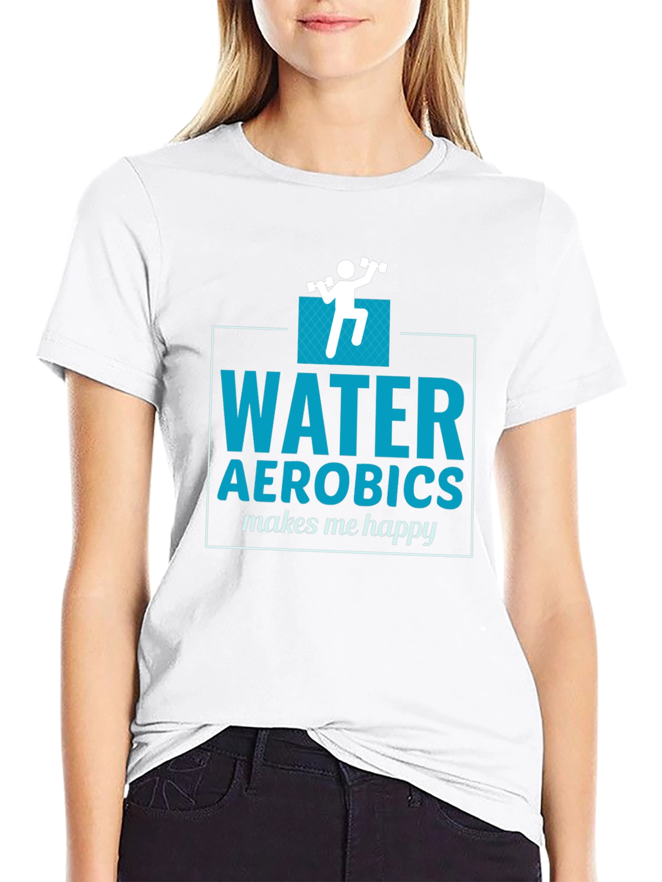 Water Aerobics Makes Me Happy T-Shirt