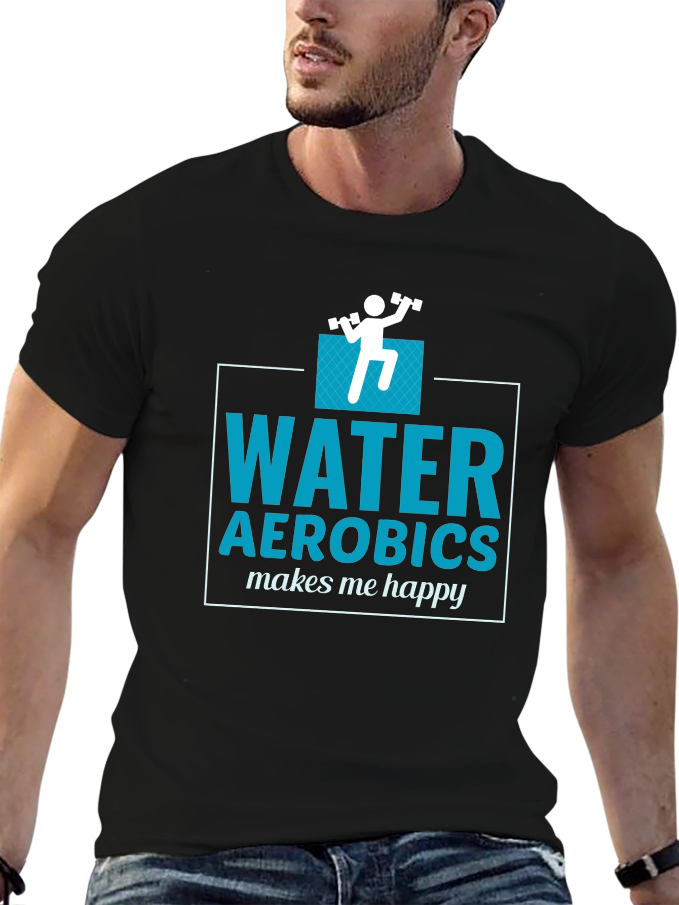 Water Aerobics Makes Me Happy T-Shirt
