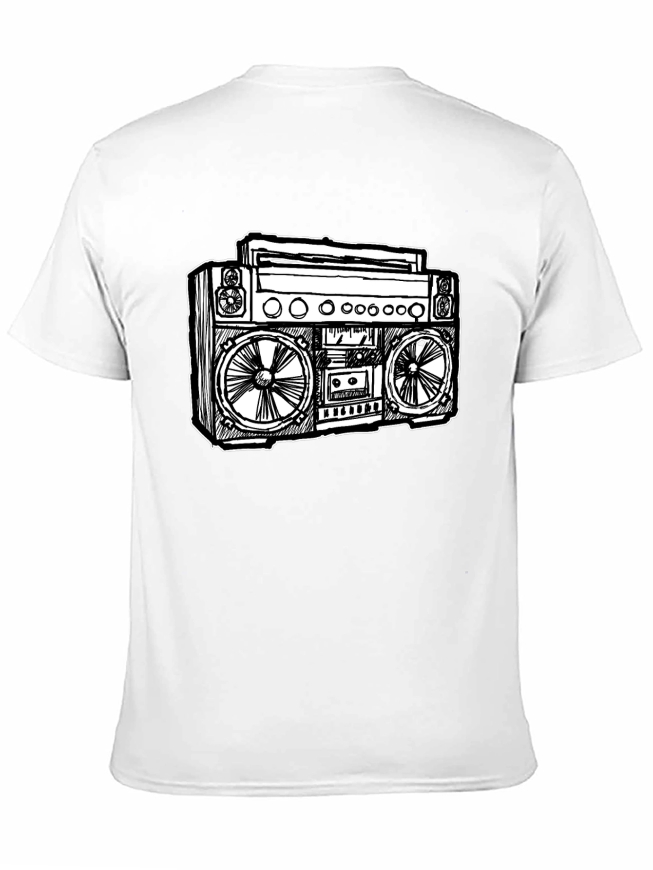 Retro Boombox Graphic T-Shirt