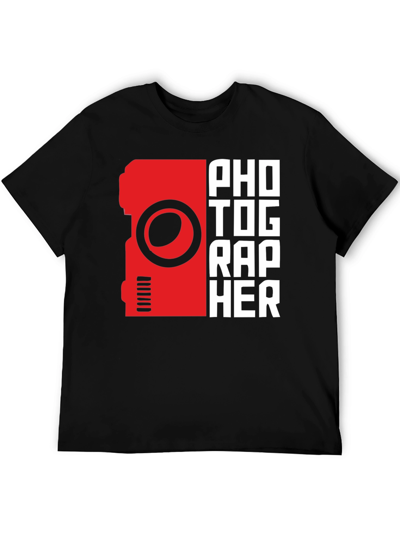 Photographer T-Shirt - Camera Design Graphic Tee