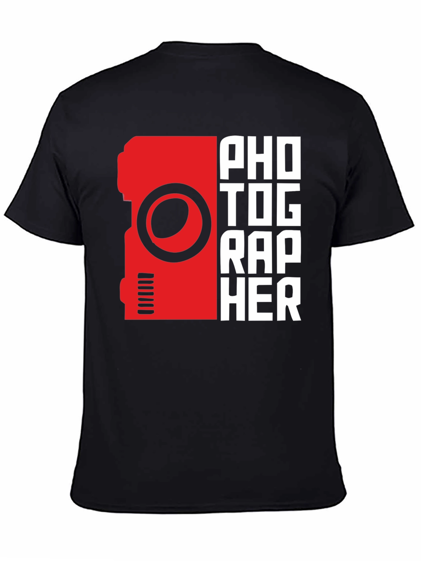 Photographer T-Shirt - Camera Design Graphic Tee