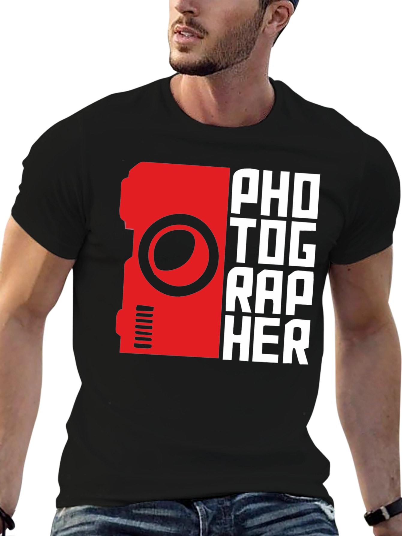 Photographer T-Shirt - Camera Design Graphic Tee