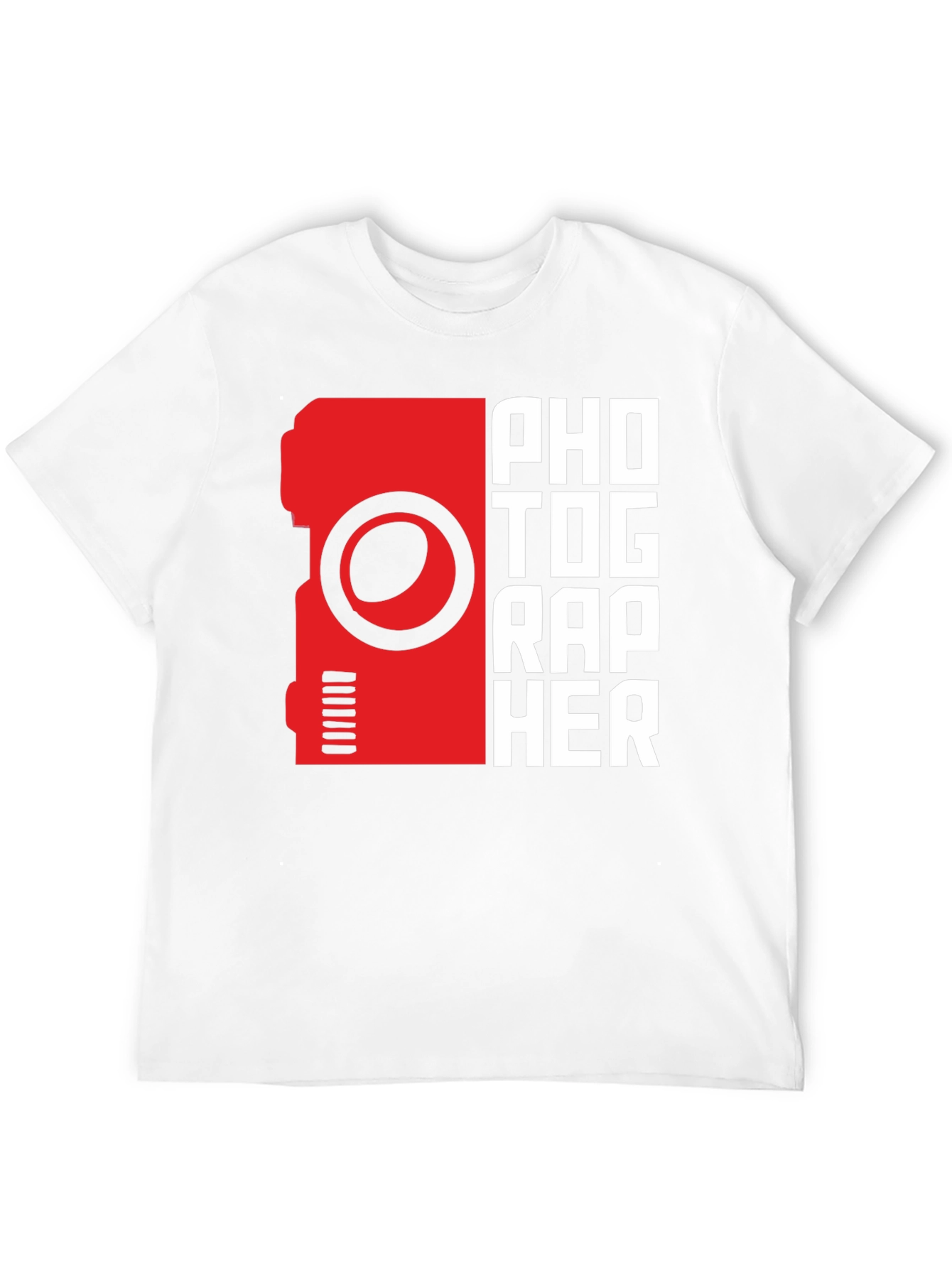 Photographer T-Shirt - Camera Design Graphic Tee