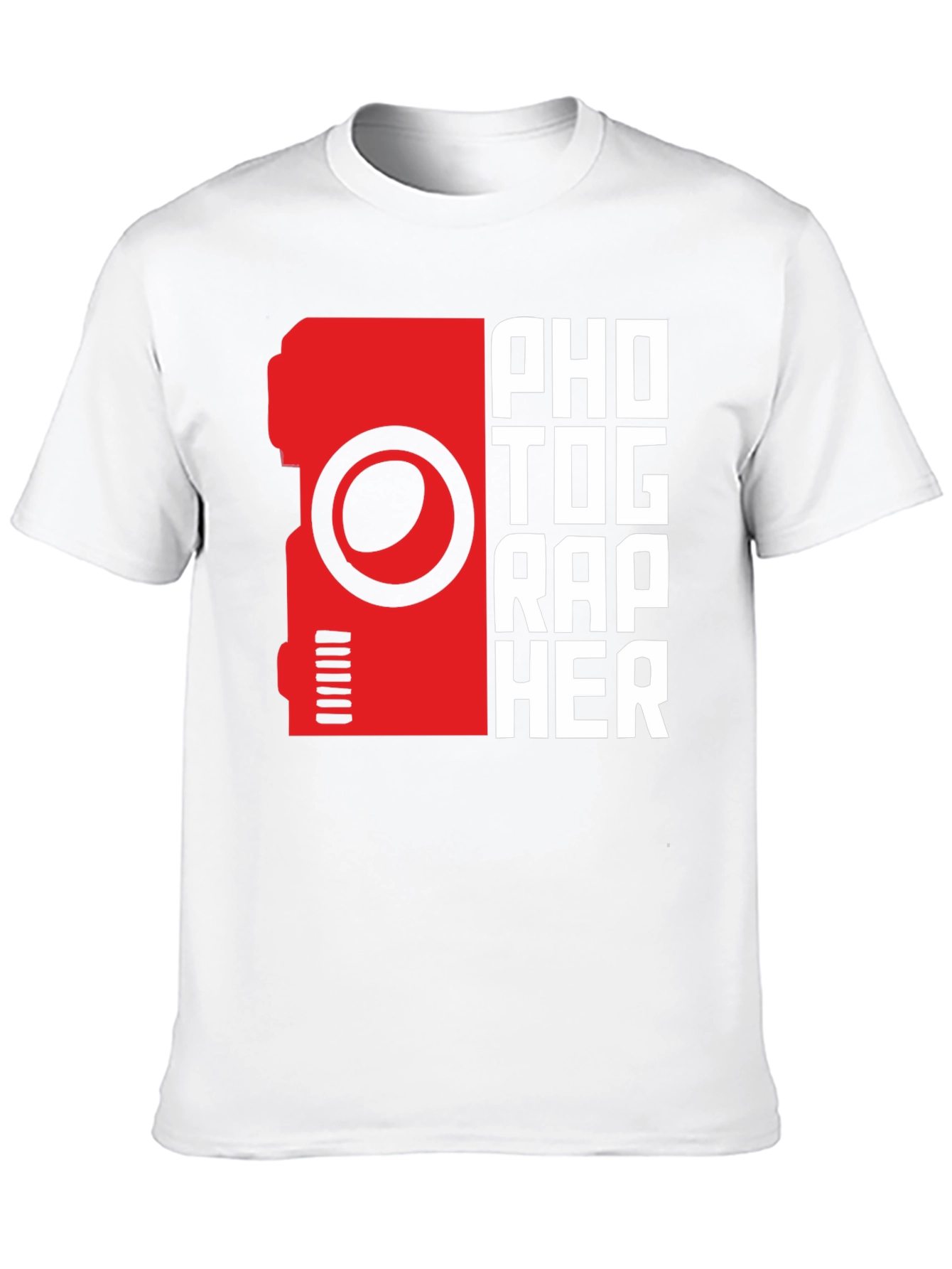 Photographer T-Shirt - Camera Design Graphic Tee