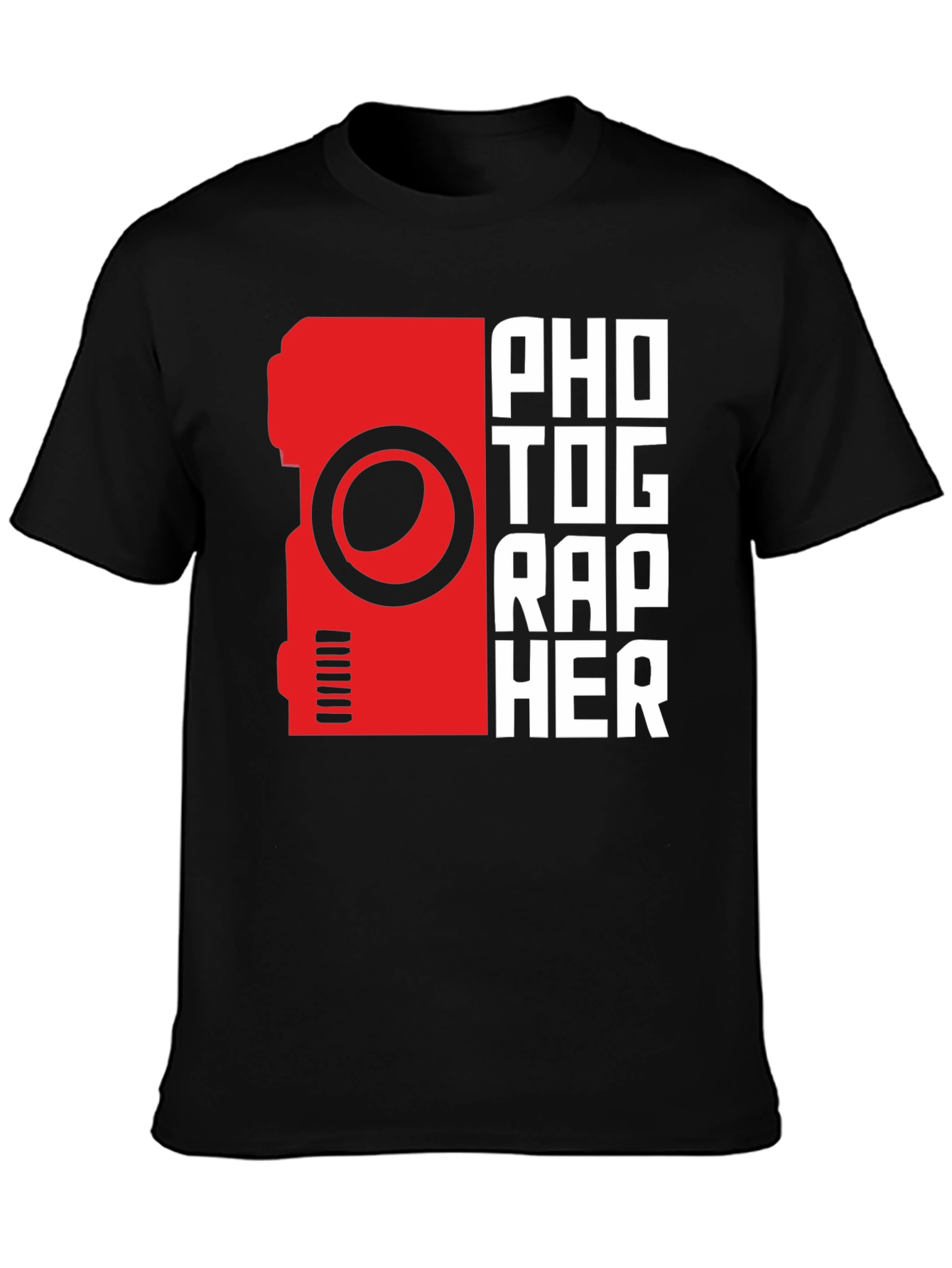 Photographer T-Shirt - Camera Design Graphic Tee