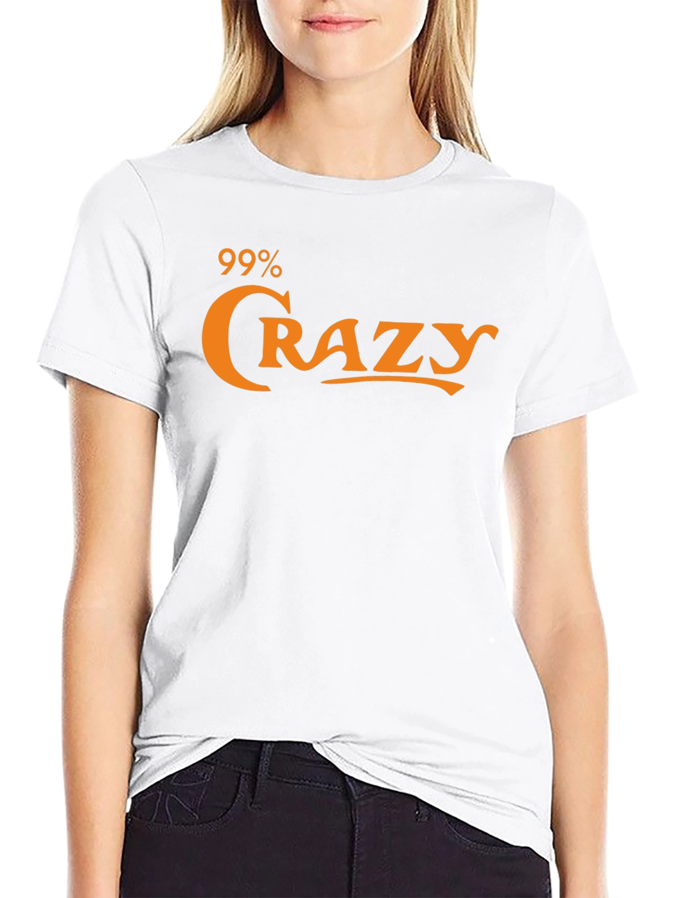99% Crazy Graphic Tee - Bold Statement T-Shirt