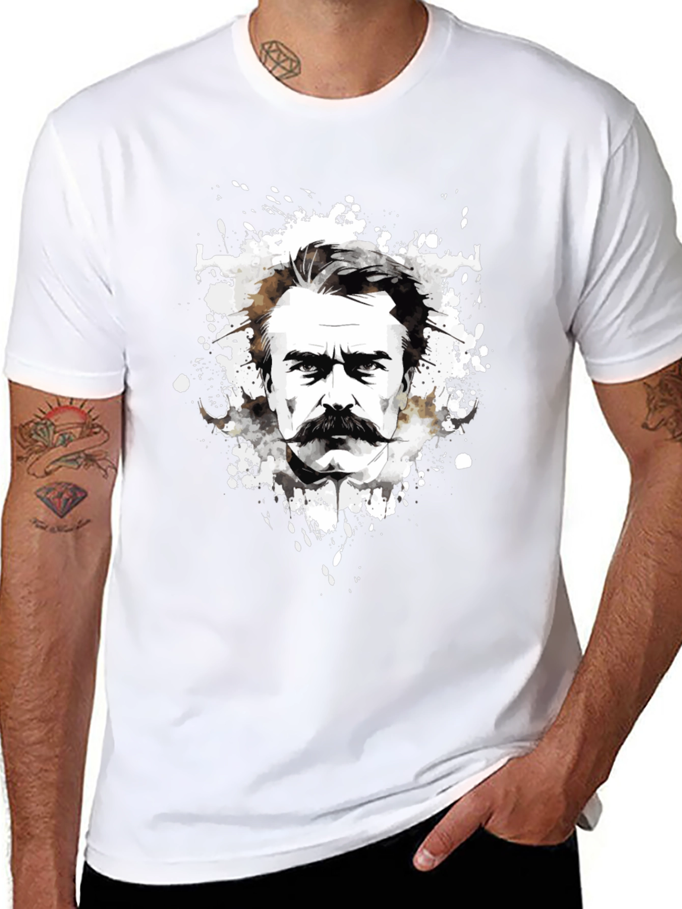Nietzsche Graphic Tee - Philosophy T-Shirt
