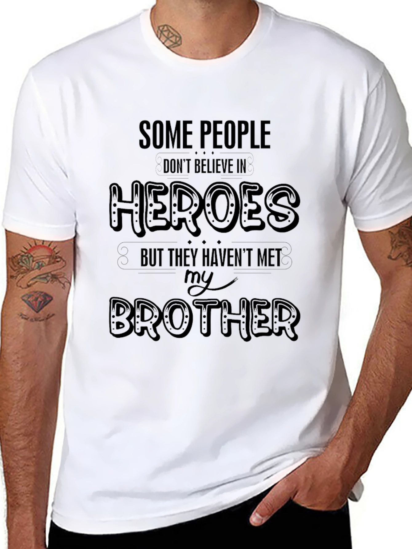 Hero Brother T-Shirt - Gift for Brother