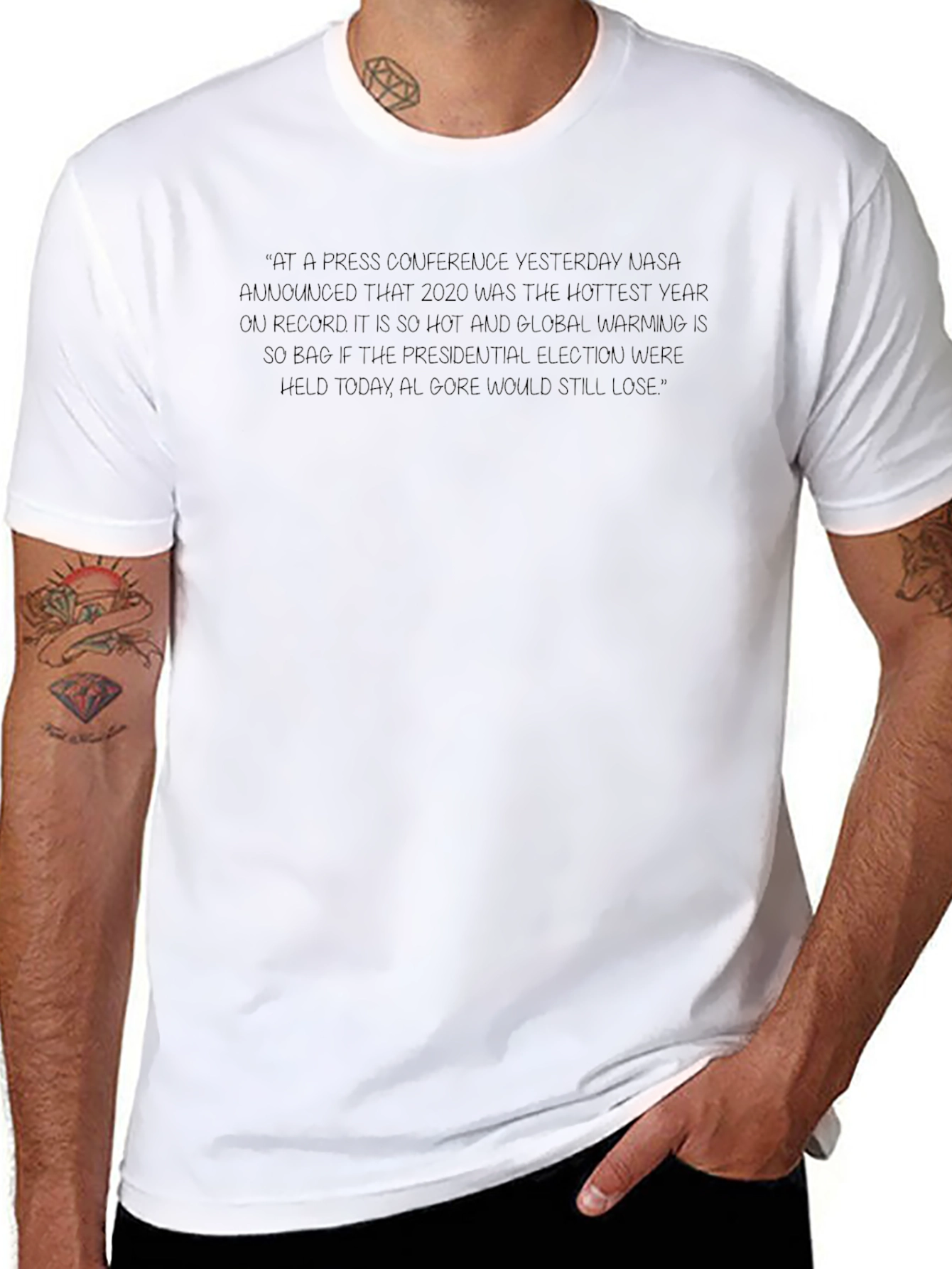 Political Statement T-Shirt - Global Warming Humor