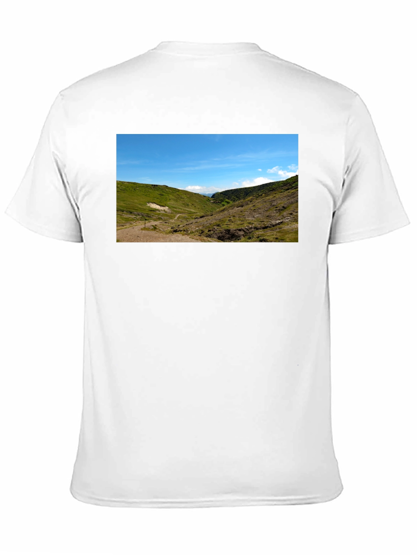 Scenic Landscape Black T-Shirt