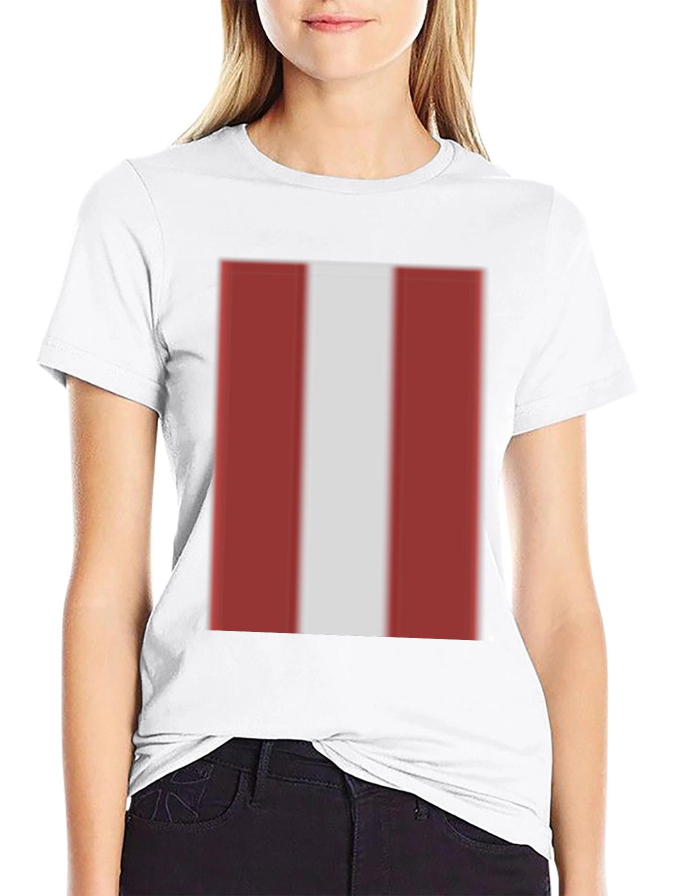 Striped Graphic Tee - Modern Casual Style
