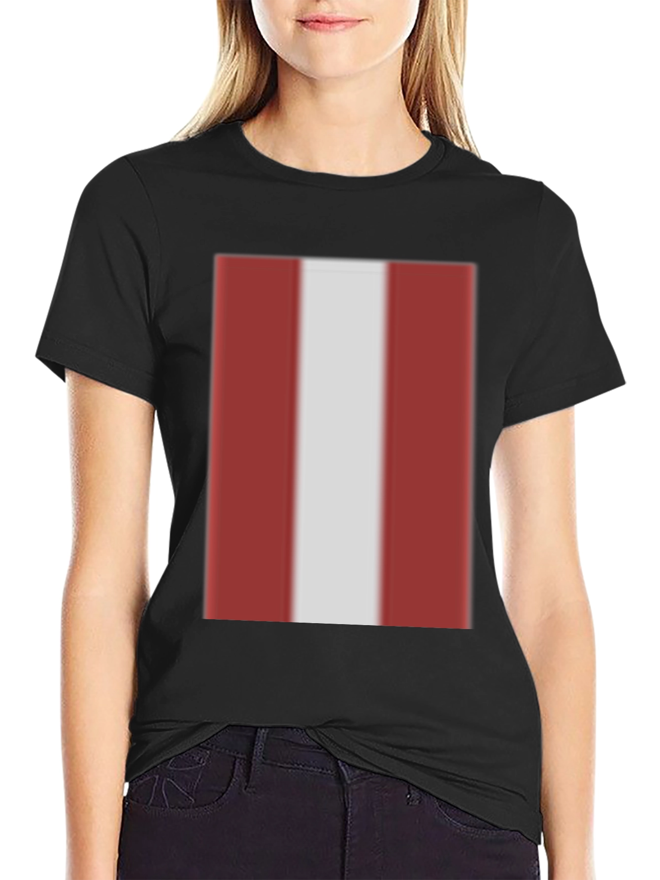 Striped Graphic Tee - Modern Casual Style