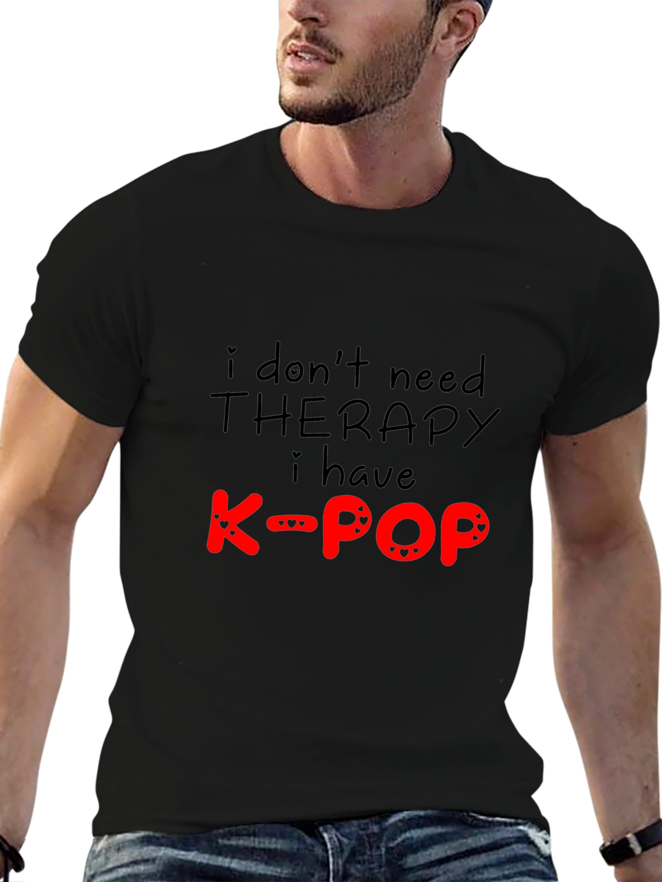 K-Pop Therapy Graphic T-Shirt