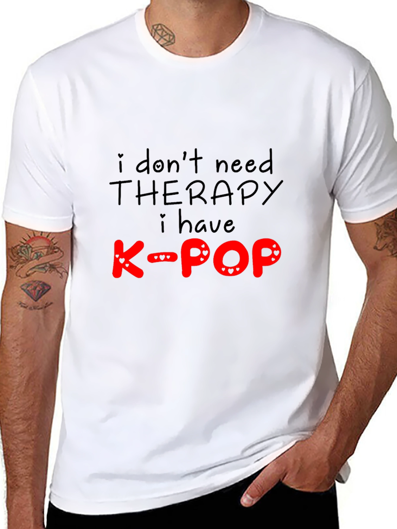 K-Pop Therapy Graphic T-Shirt