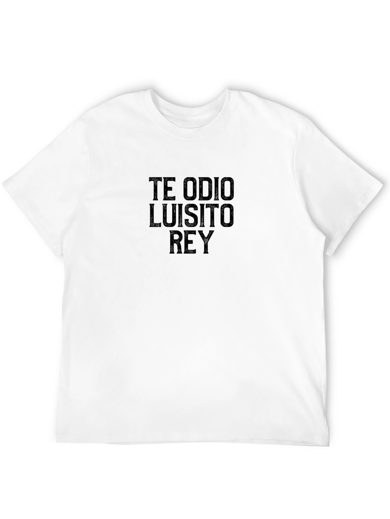 Te Odio Luisito Rey Black Tee