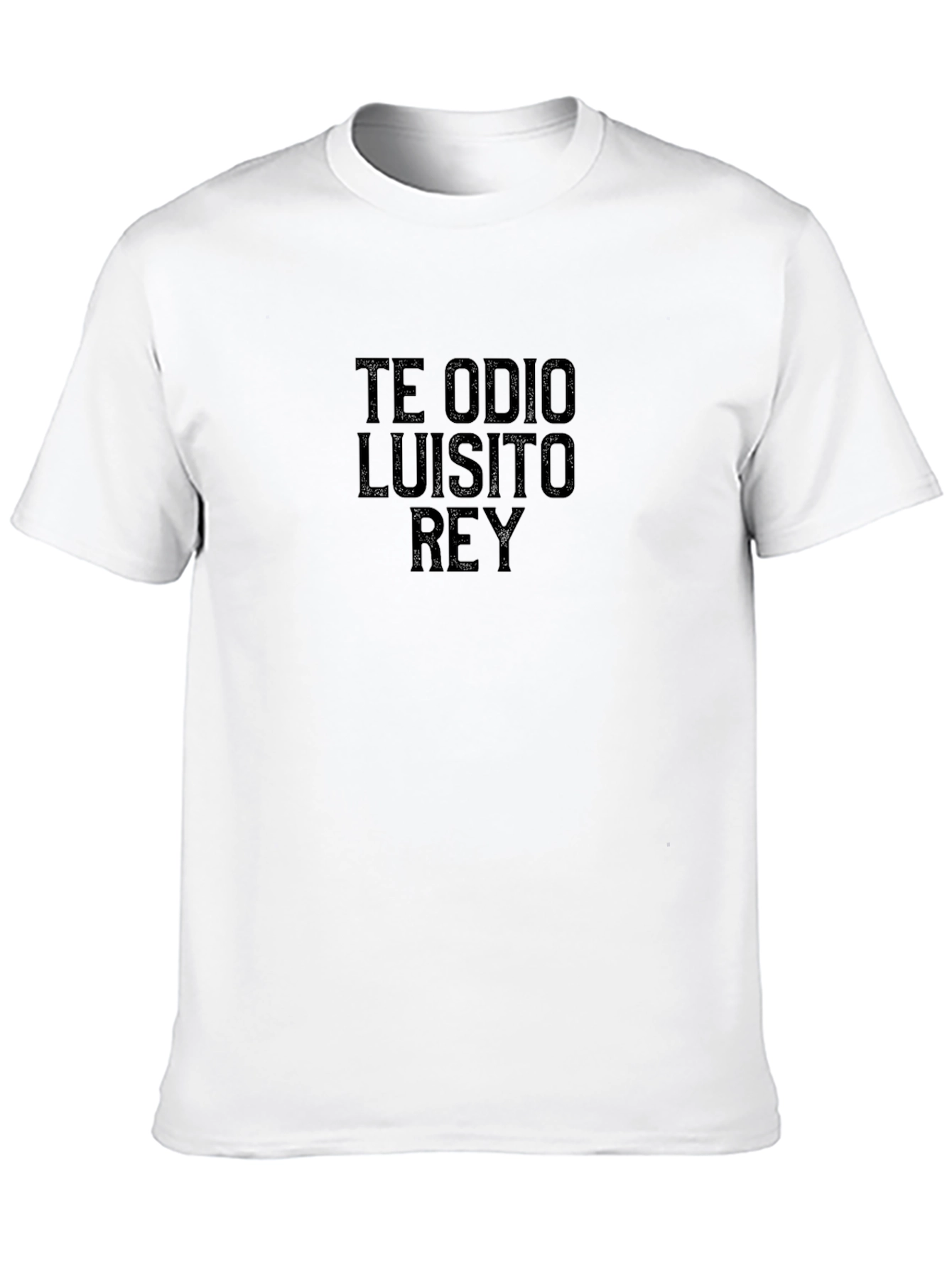 Te Odio Luisito Rey Black Tee