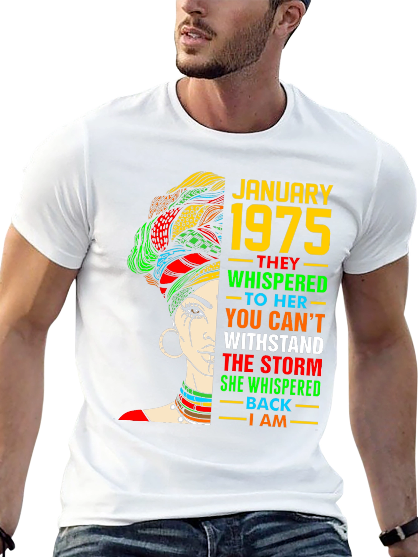 January 1975 Queen T-Shirt - Black History Month