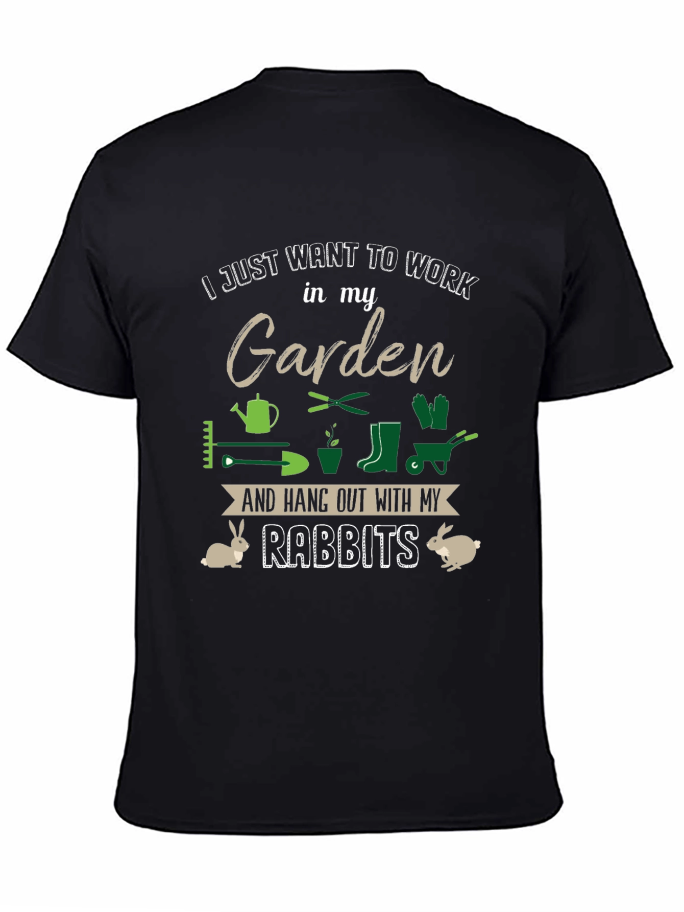 Gardening & Rabbit Lover T-Shirt