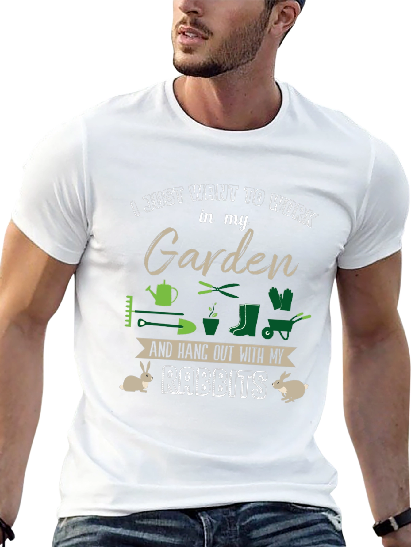 Gardening & Rabbit Lover T-Shirt