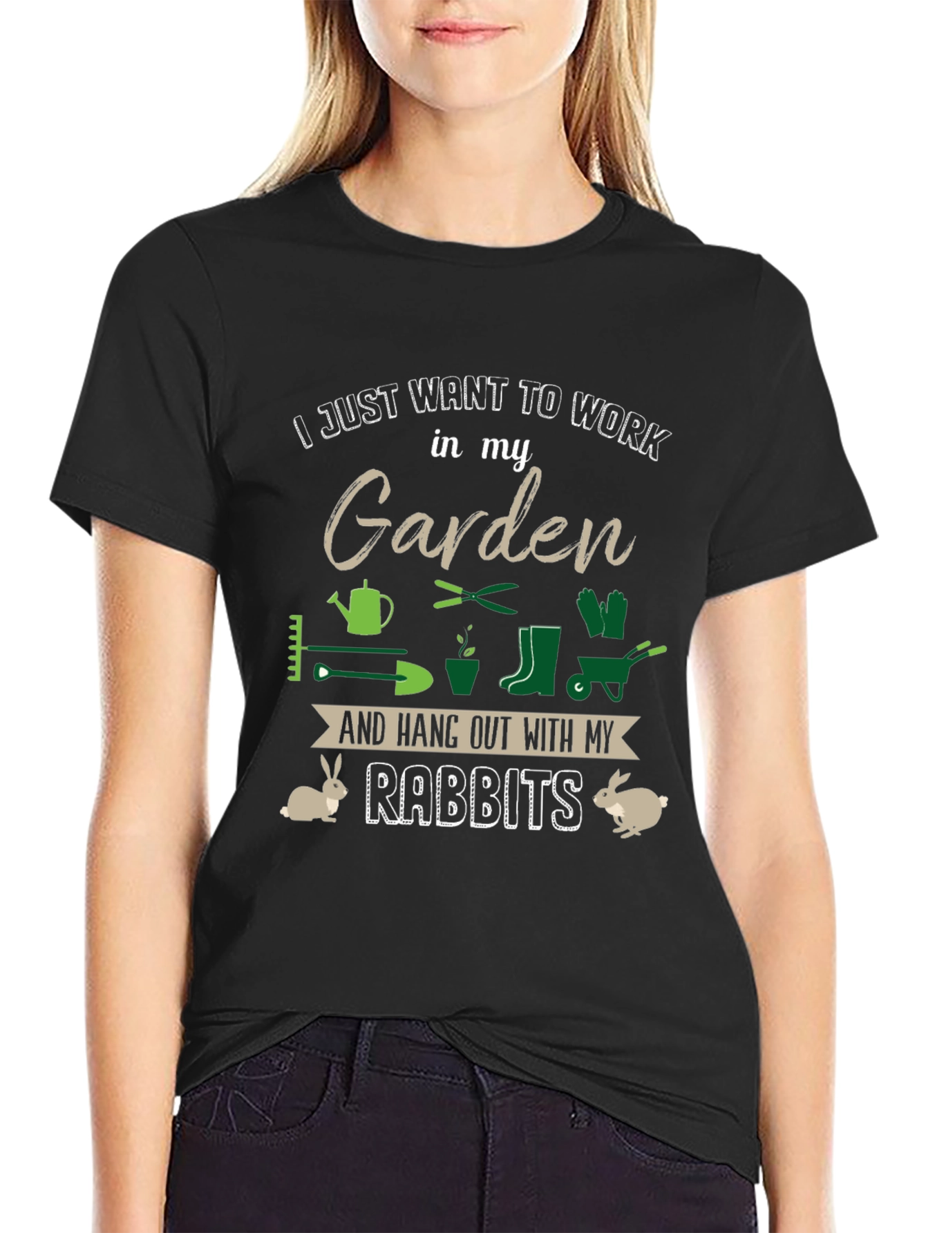 Gardening & Rabbit Lover T-Shirt