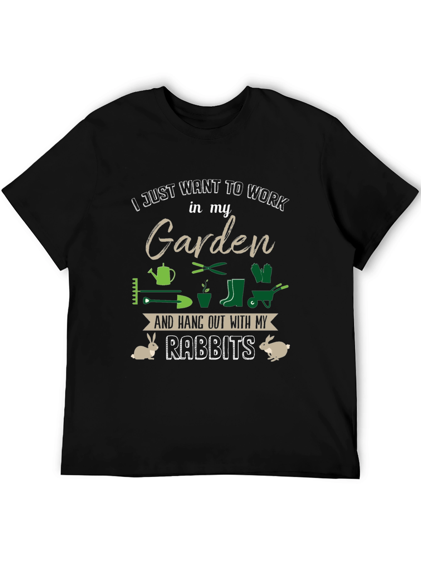 Gardening & Rabbit Lover T-Shirt