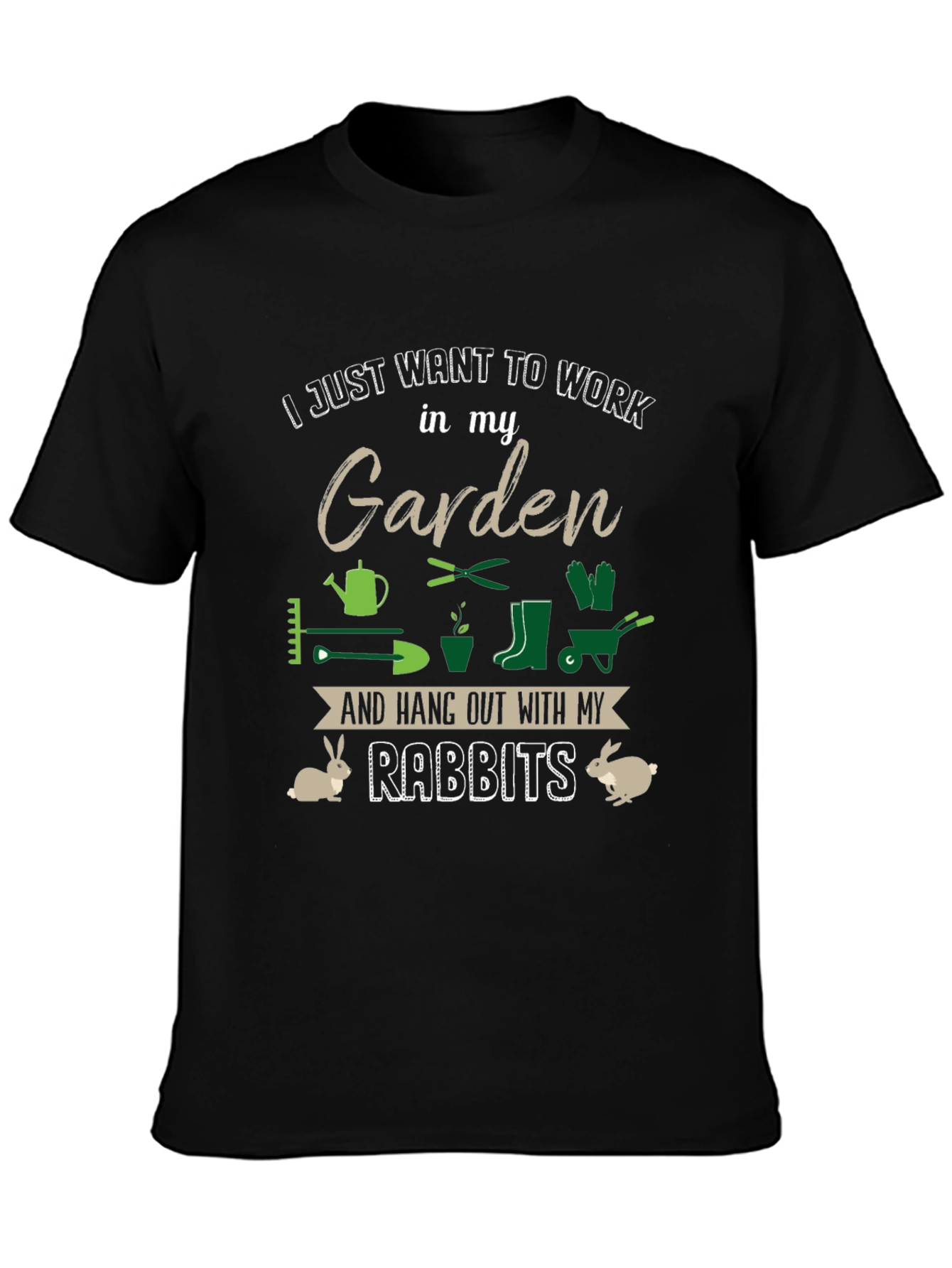 Gardening & Rabbit Lover T-Shirt