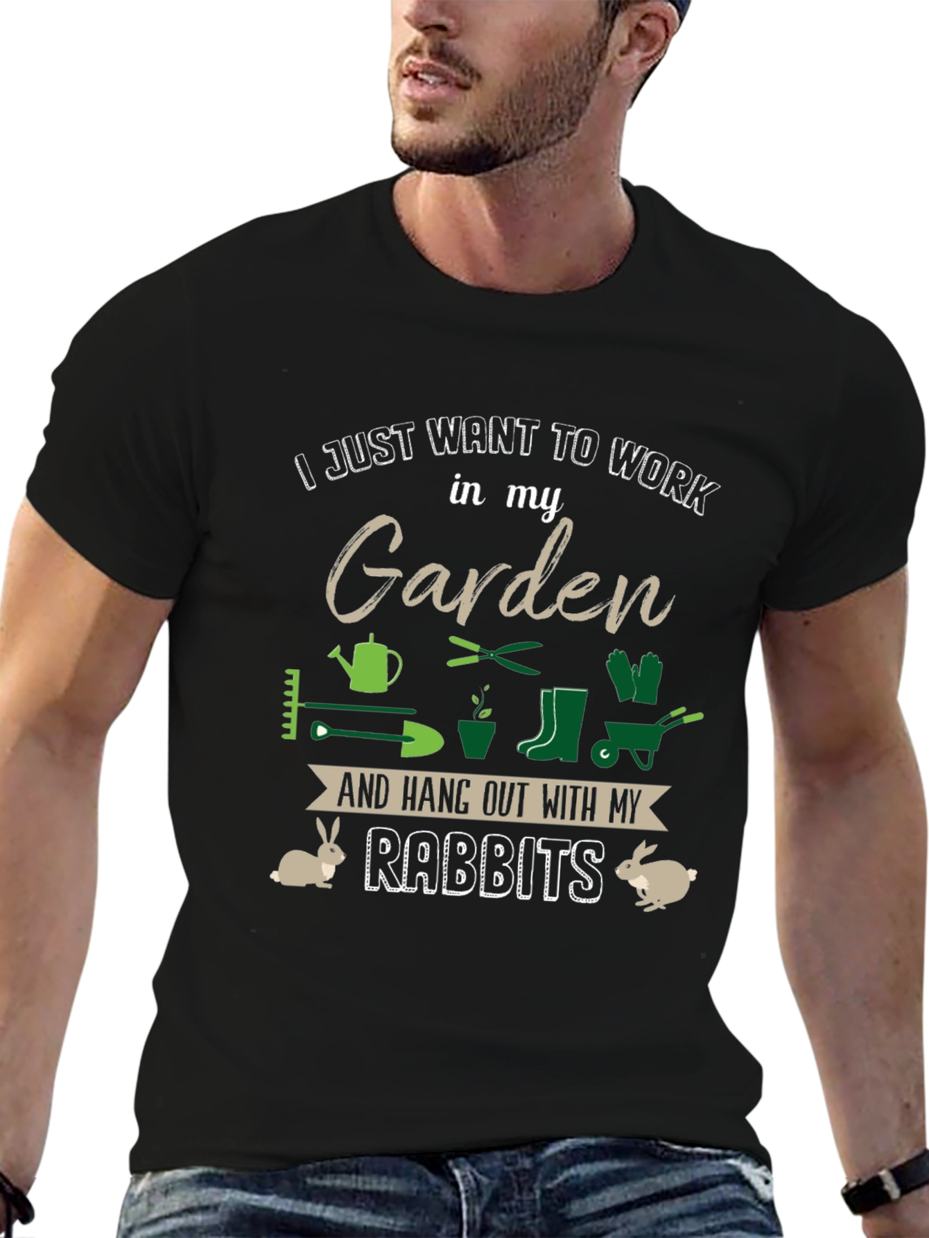 Gardening & Rabbit Lover T-Shirt