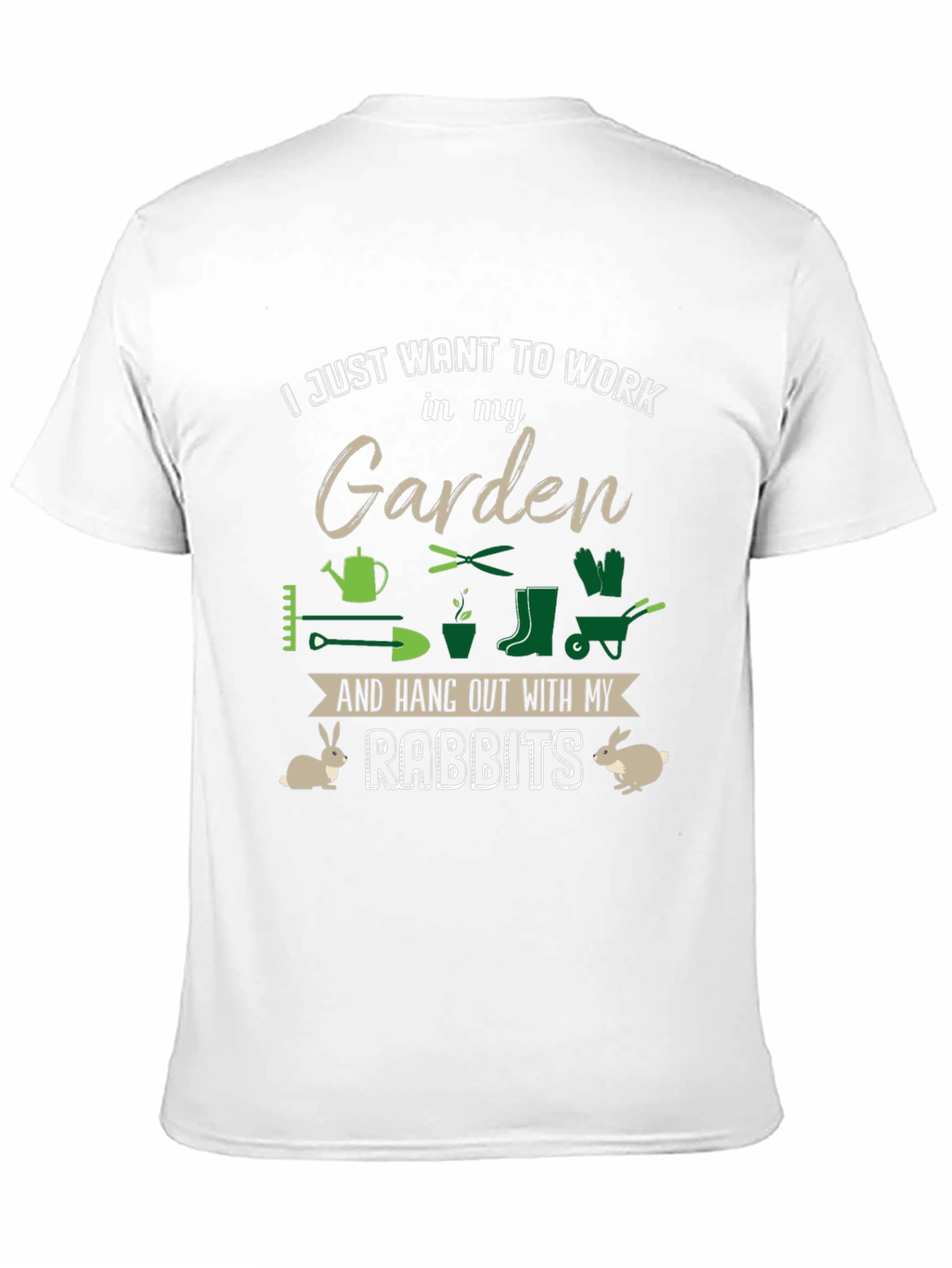 Gardening & Rabbit Lover T-Shirt