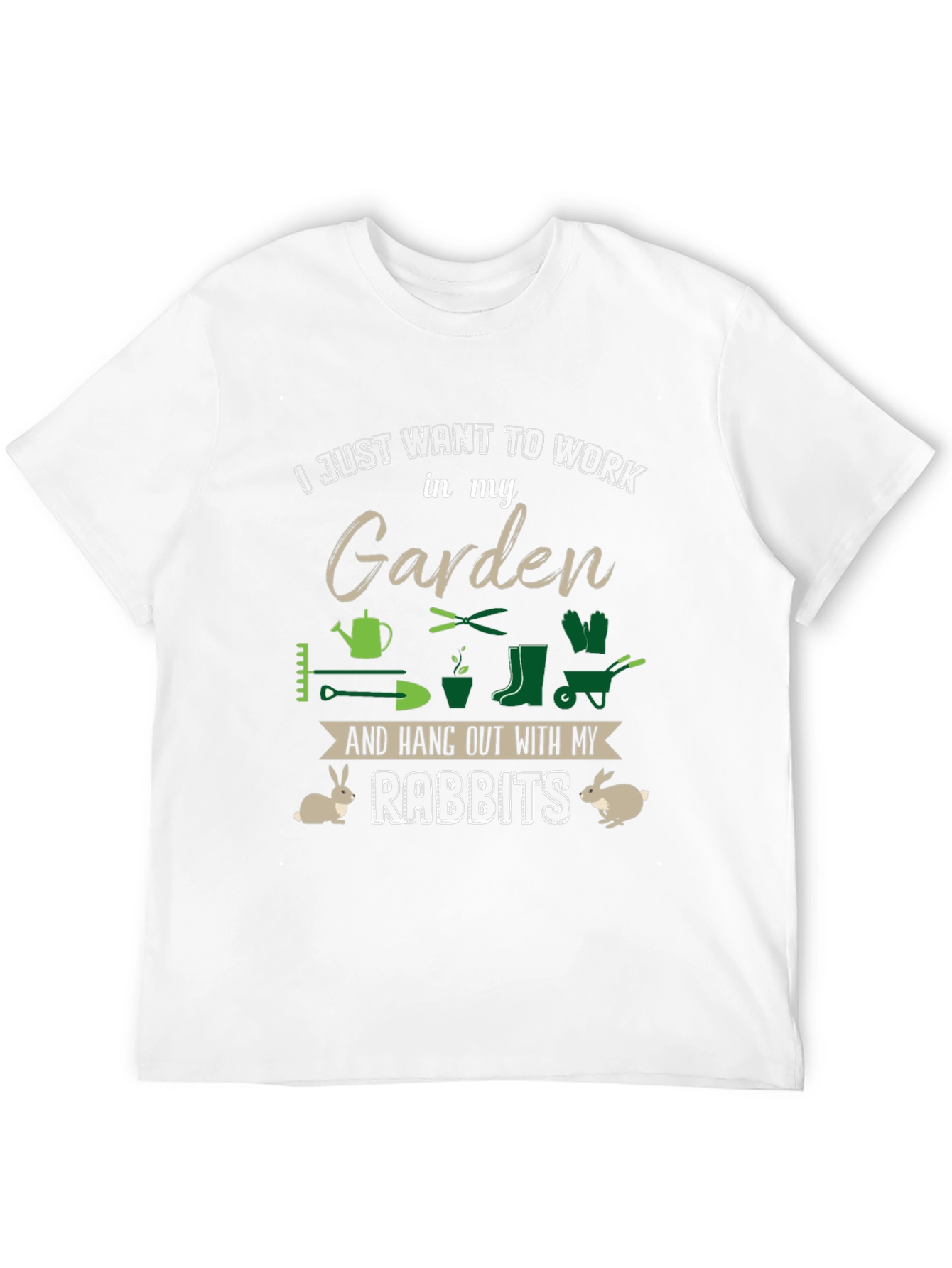 Gardening & Rabbit Lover T-Shirt