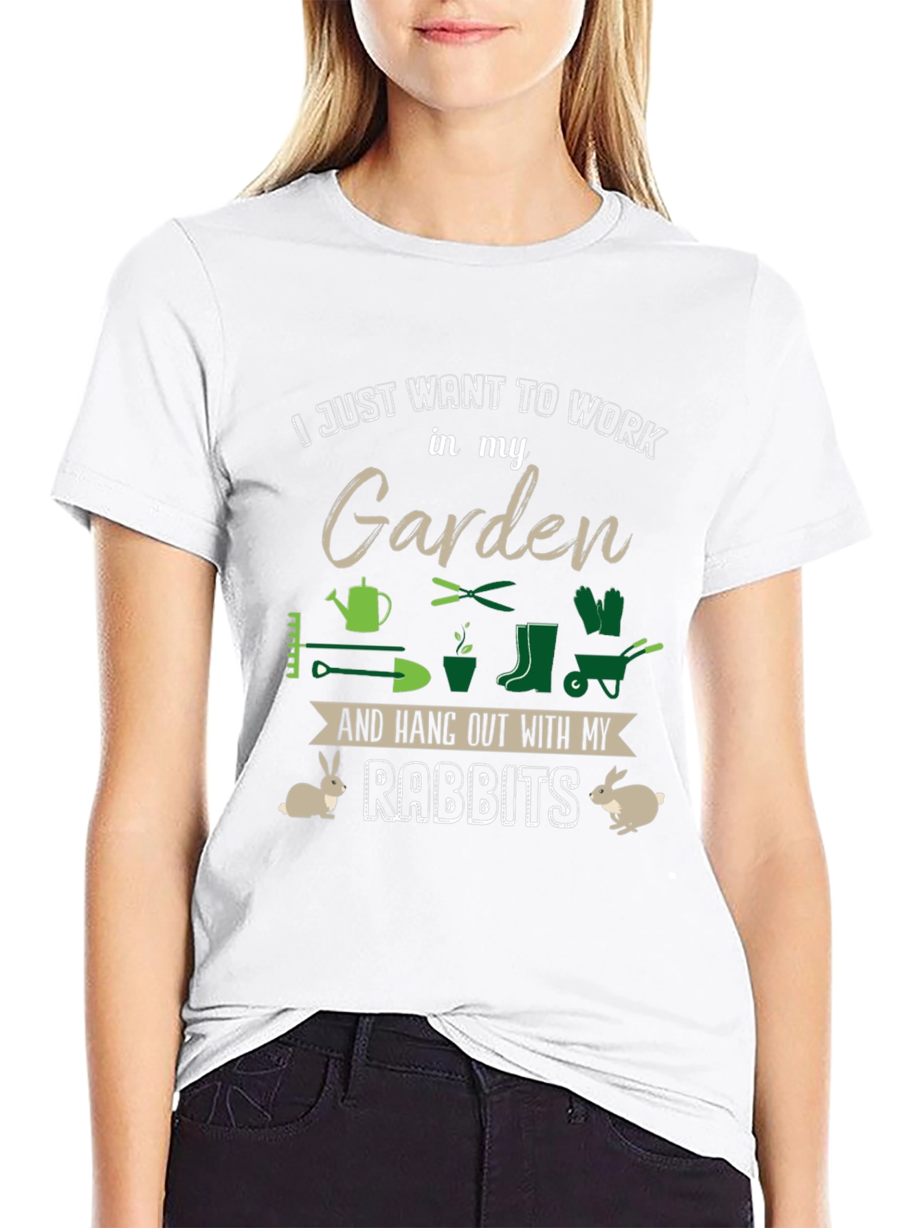 Gardening & Rabbit Lover T-Shirt