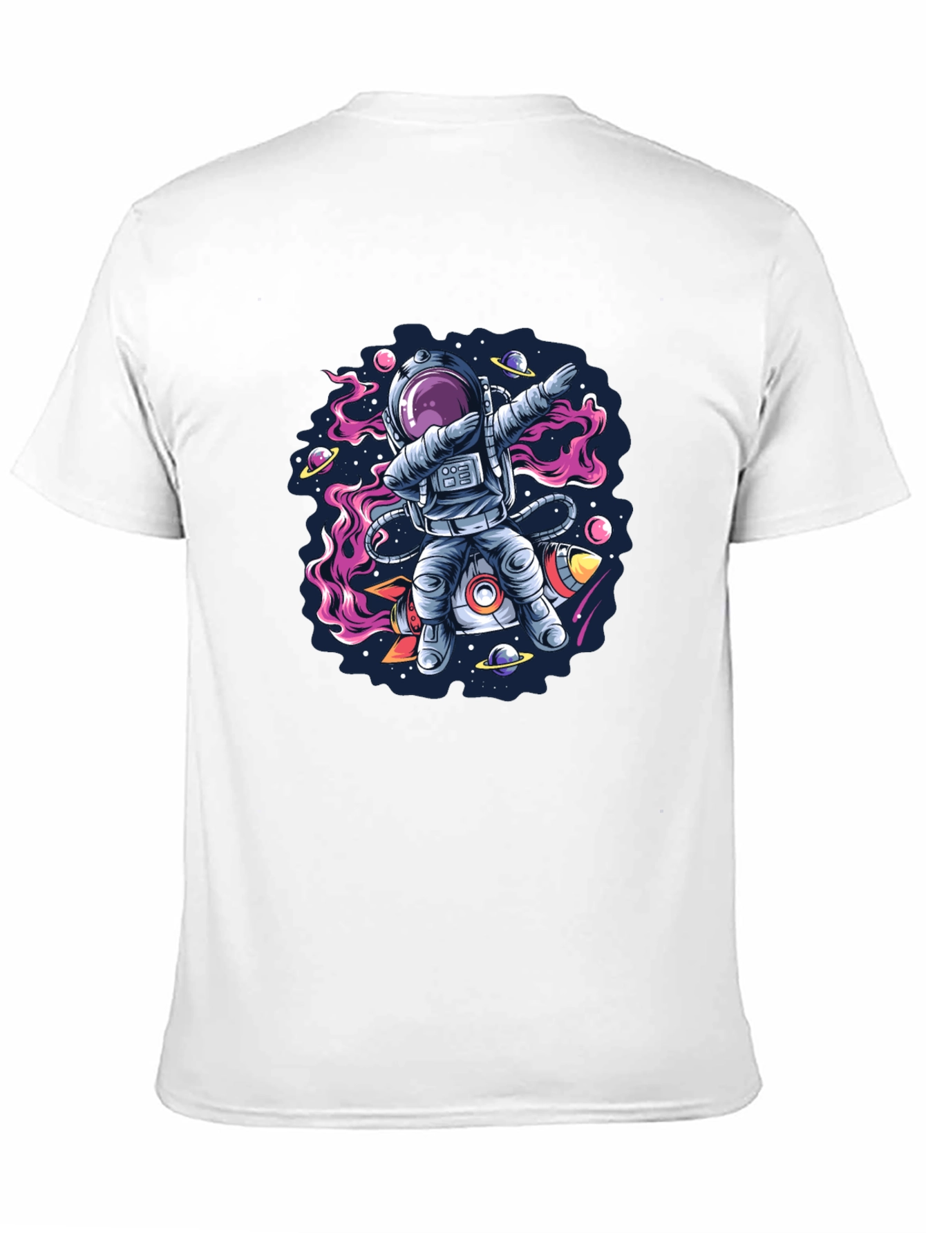Astronaut Dab T-Shirt - Galaxy Space Design