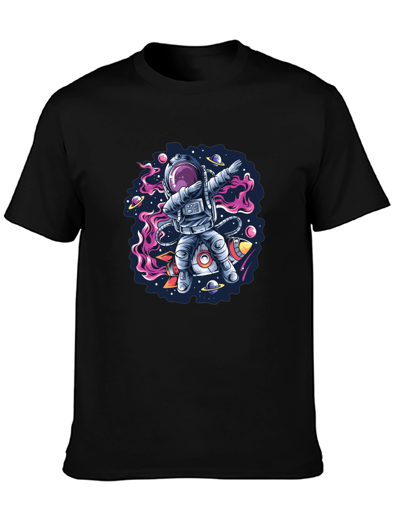 Astronaut Dab T-Shirt - Galaxy Space Design