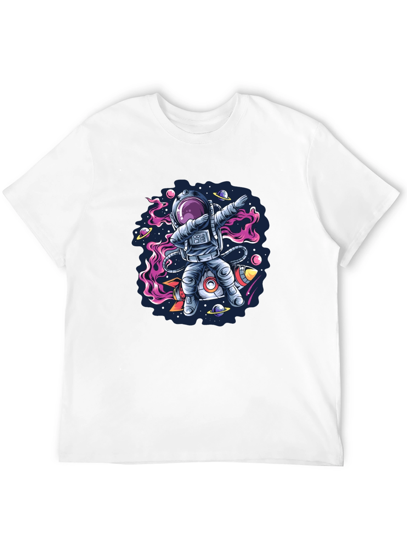 Astronaut Dab T-Shirt - Galaxy Space Design