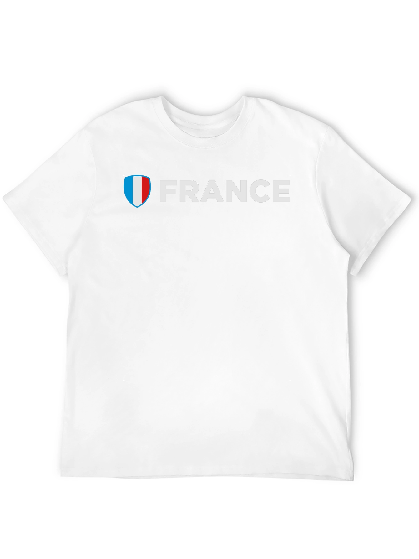 France Flag T-Shirt - Black